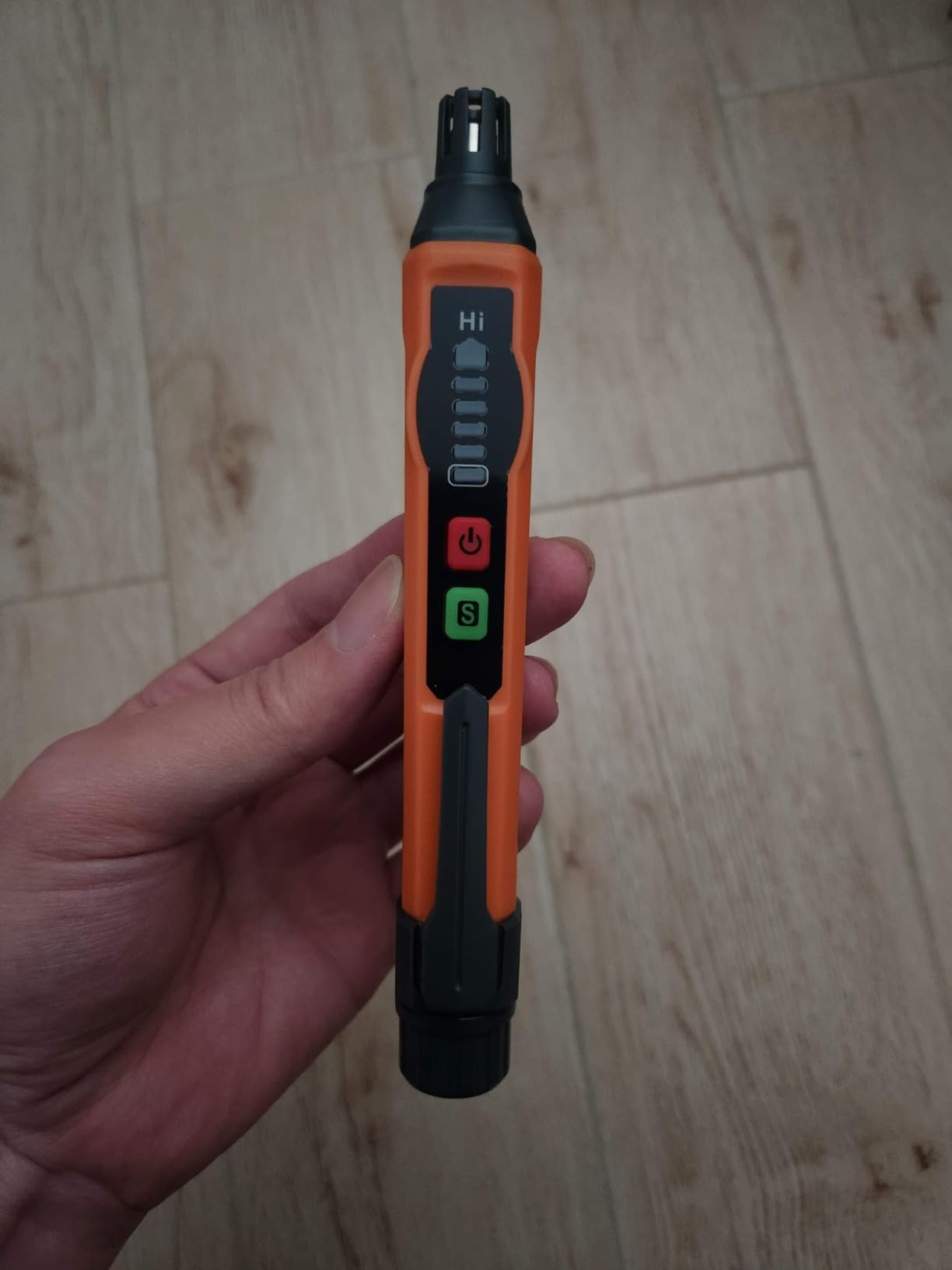 Natural Gas Detector, TopTes PT177 Gas Leak Detector with Audible & Visual Alarm, Portable Gas Sniffer to Locate Combustible Leak Sources Like Methane, Propane for Home (Includes Battery x2) - Orange customer photo 2