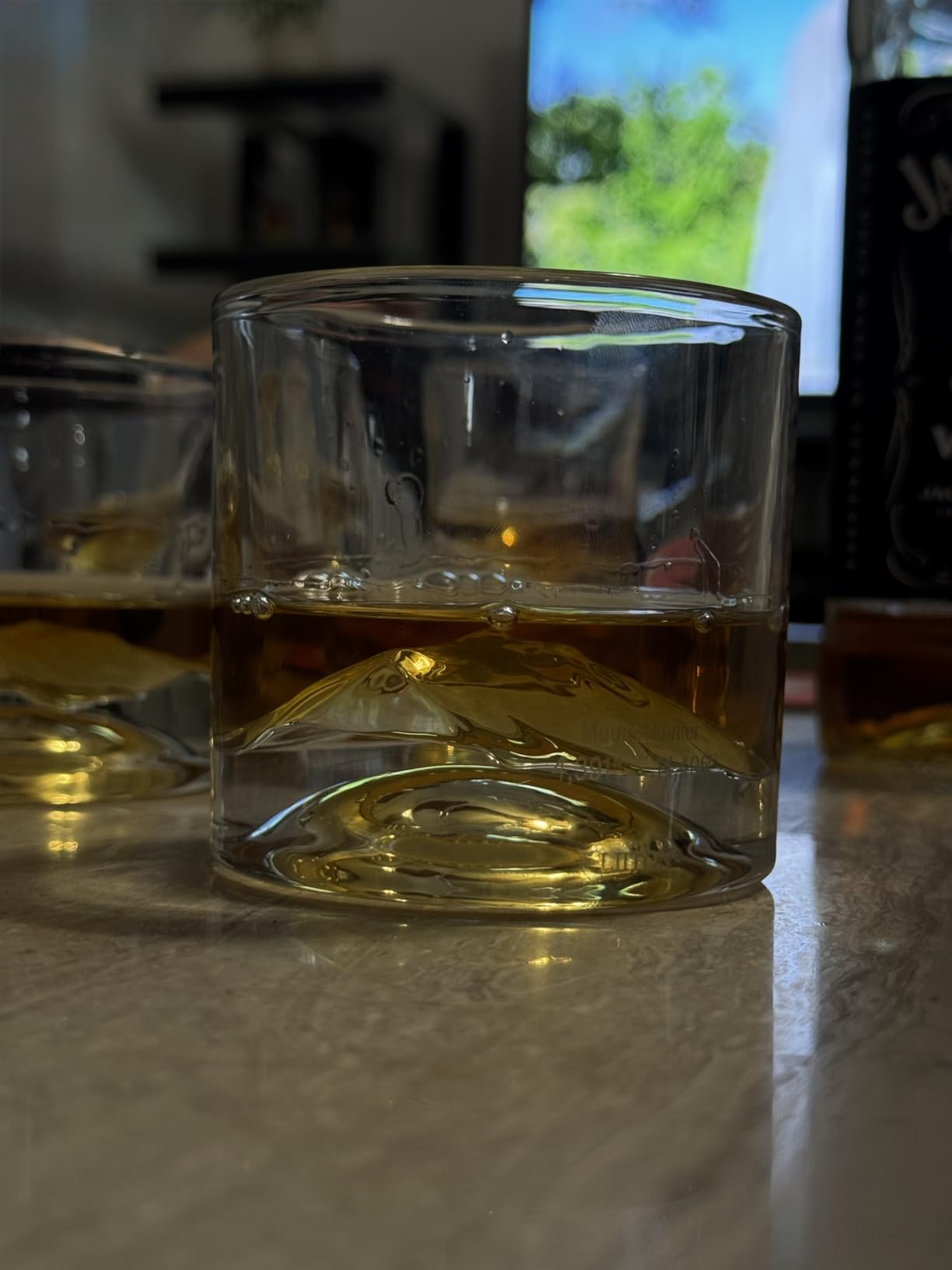 LIITON Grand Canyon Whiskey Glasses, Set of 2, 10oz, Bourbon Glass | Thick Freezable Crystal Rock Glasses, Old fashioned Whiskey Gifts for Men, Cocktails, Scotch Glasses customer photo 1