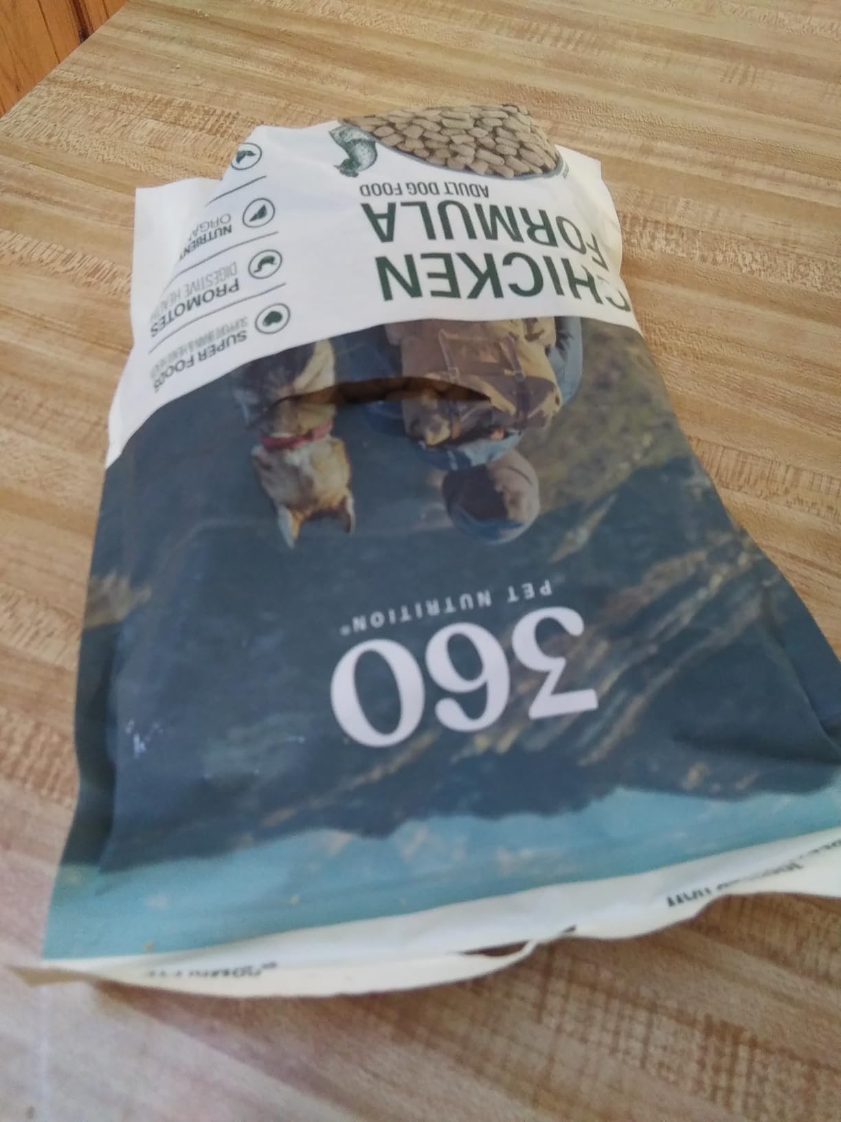 360 Pet Nutrition Freeze-Dried Raw Dog Food - Chicken Recipe with Liver & Organs, High Protein, Omega-3s, Fruits, Veggies & Superfoods, Grain-Free, No Fillers, 1 lb - Made in USA customer photo 2