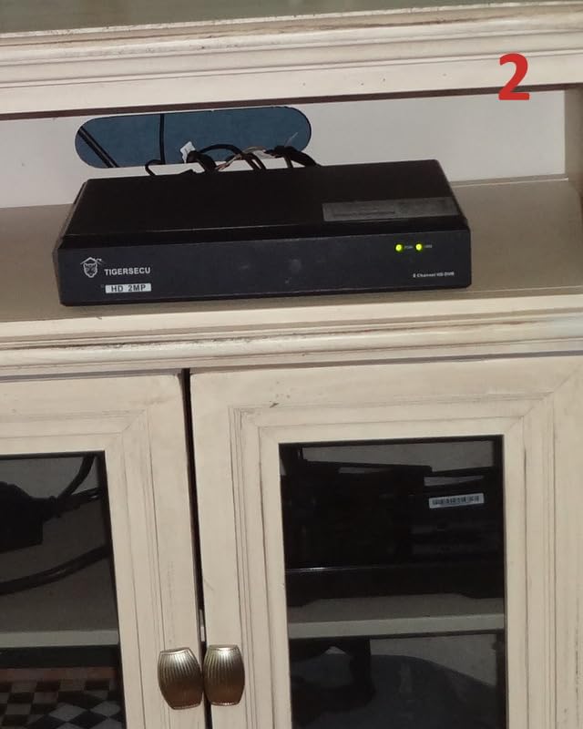 Super HD 1080P 8 Channel DVR Security Recorder with 2TB Hard Drive, Hybrid 6-in-1 CCTV DVR Recorder Compatible with 2MP and 5MP TVI, AHD, CVI, CVBS, RS485 PTZ and IP Security Cameras customer photo 2