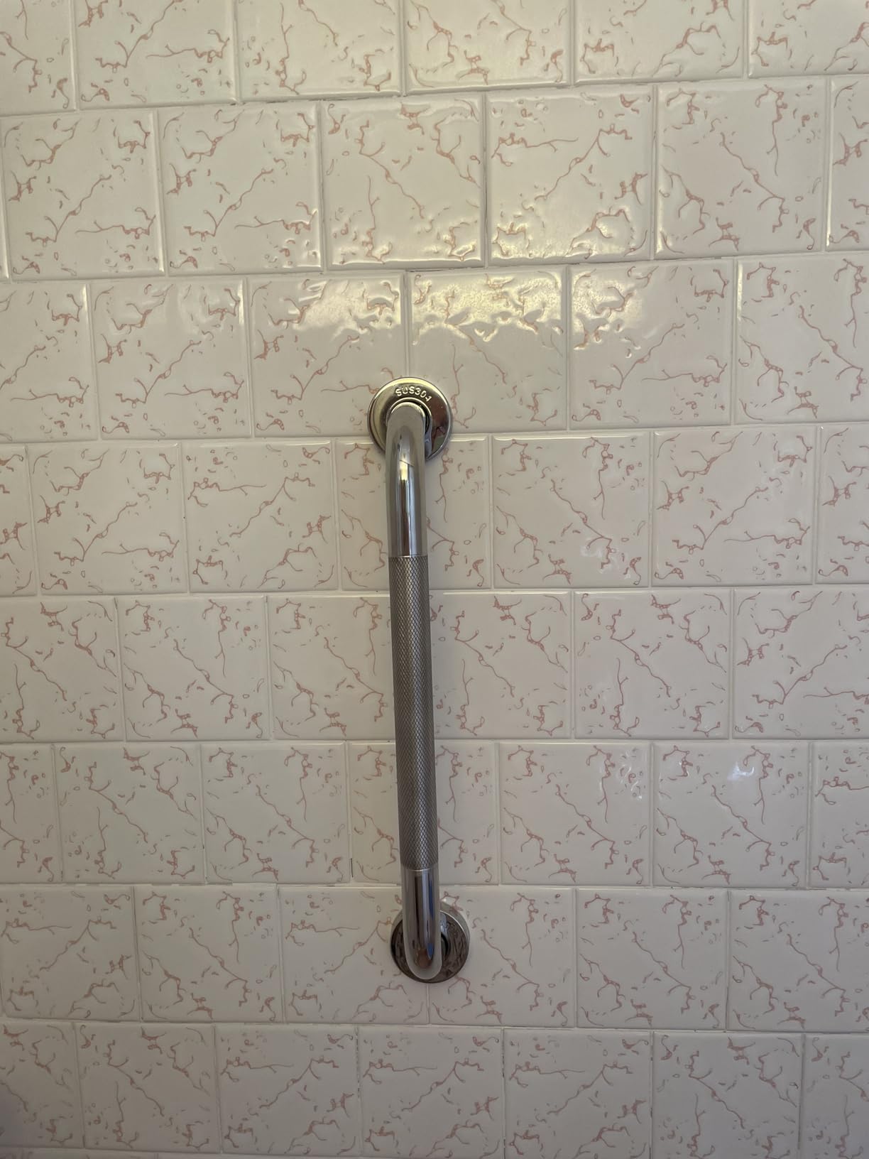 Grab Bars for Shower, 2 Pack 16-Inch Anti Slip Shower Handles for Elderly, Safety Shower Grab Bar, Stainless Steel Handicap Grab Bars for Bathroom (Polished Nickel 1