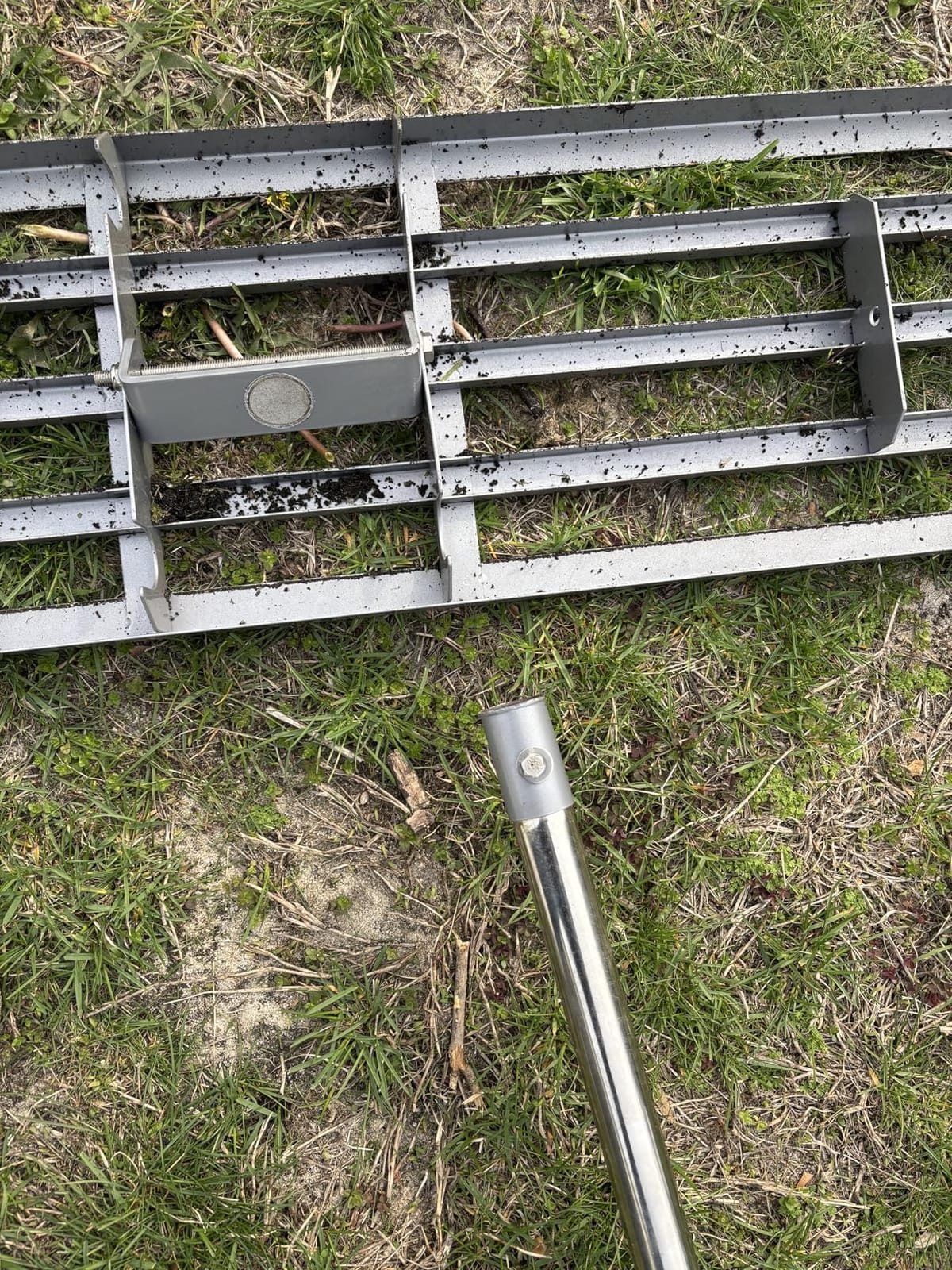 Lawn Leveling Rake 35x10 inch, (Professional-Grade) Lawn Leveler Tool with Stainless Steel Handle Rakes for Lawns Heavy Duty Landscape Rake for Backyard, Garden, Golf Course, Farm, Pasture customer photo 2