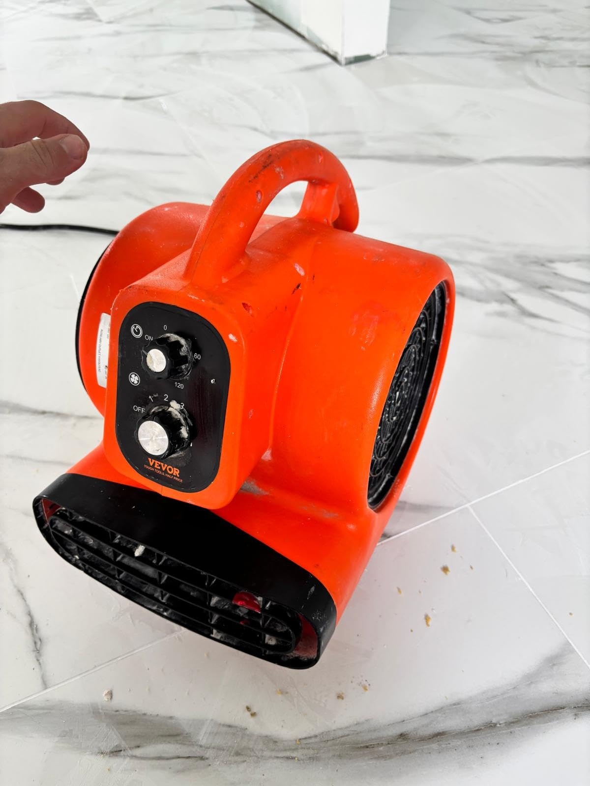 VEVOR Air Mover, 1/4 HP 1000 CFM Carpet Dryer for Cooling and Ventilating, Portable Floor Blower Fan with 4 Blowing Angles and Time Function, for Janitorial, Home, Commercial Use customer photo 2