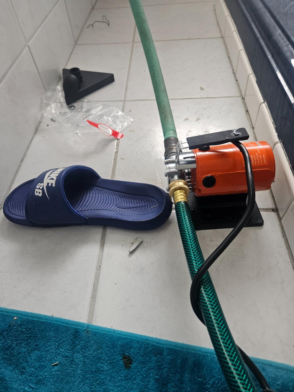 VEVOR Water Transfer Pump 115V, Utility Pump, 360 GPH Larger Flow, 46FT High-Lift, 1/10 HP Portable Electric Utility Pump with Water Hose Kit, Incl. Carbon Brushes, Impeller etc. For Water Removal customer photo 1