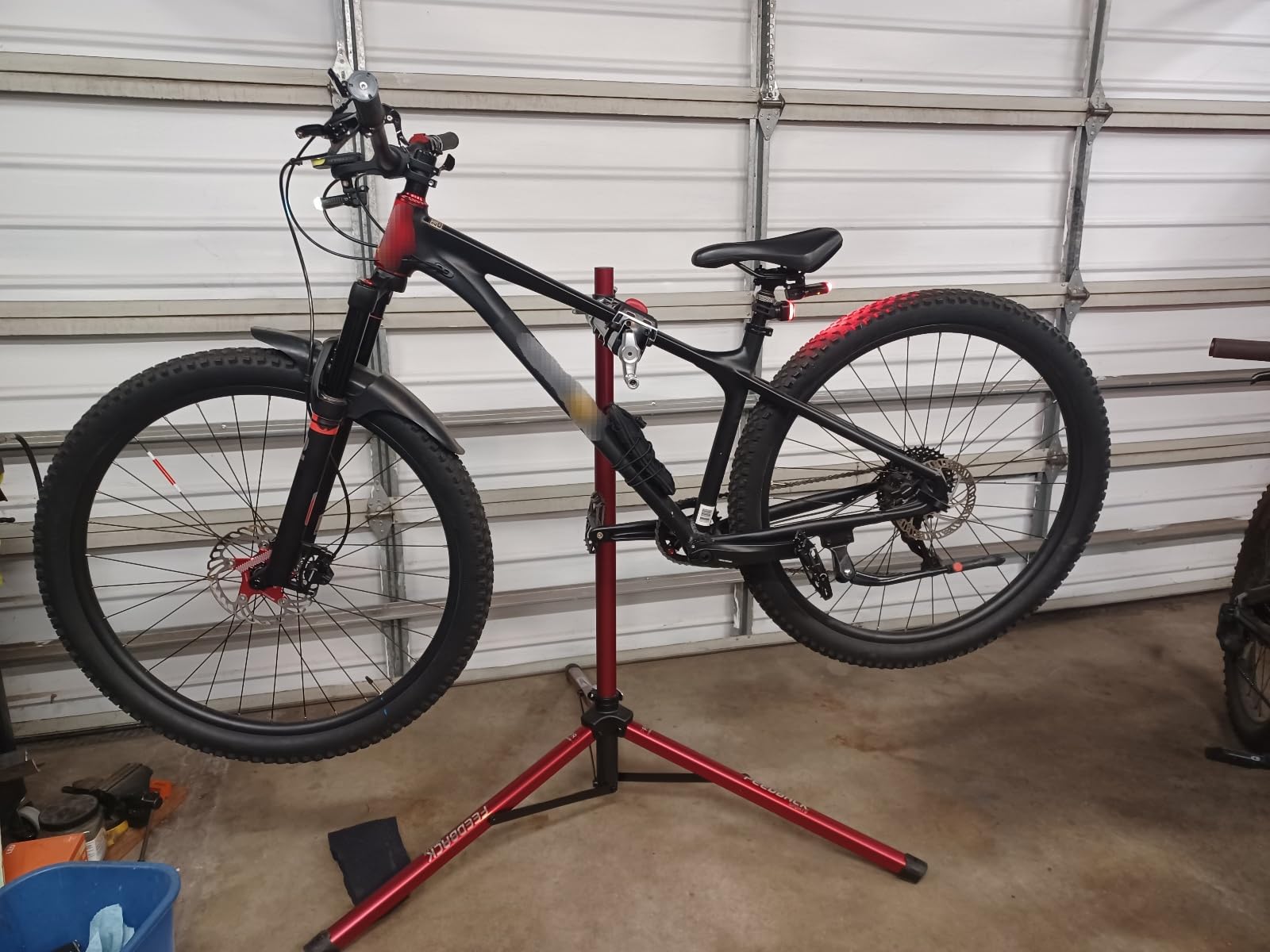 Feedback Sports Pro Mechanic Bike Repair Stand with Quick-Action Clamp - Ratcheting seatpost clamp, lightweight aluminum construction customer photo 1