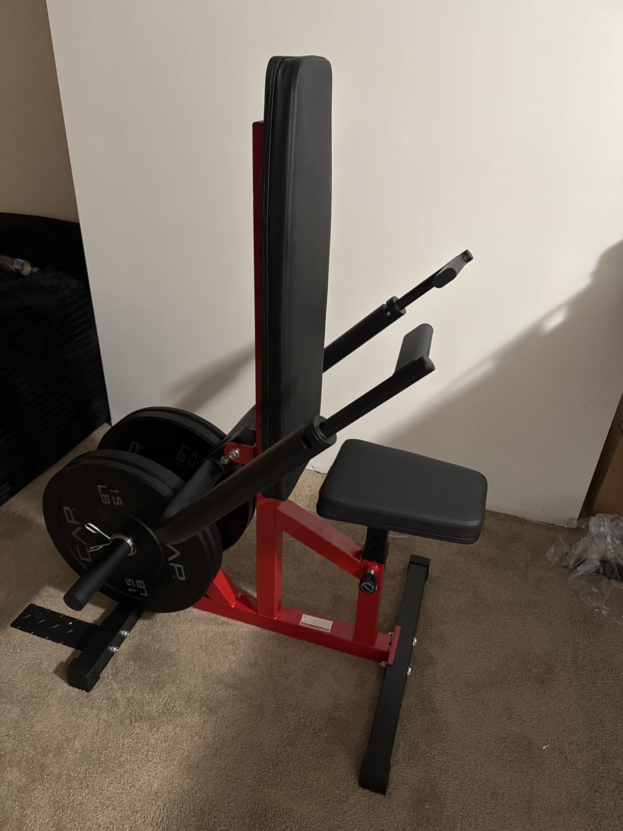 Seated Dip Machine Plate Loaded- Tricep Dip Press Machine with Cable Bar for Biceps Chest Training, Hold up to 400LBS customer photo 1