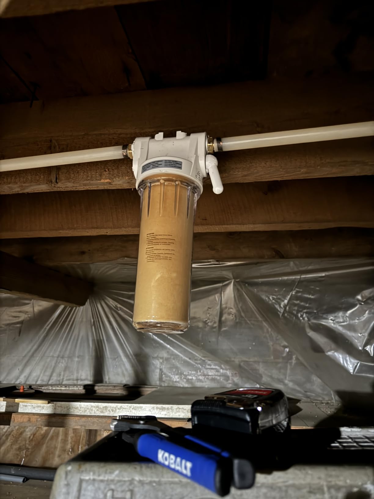GE Whole House Water Filtration System, Reduce Sediment, Rust & More, Install Kit & Accessories Included, Filter Not Included, Replace Filter (FXWTC, FXUSC, FXWPC, FXWSC) Every 3 Months, GXWH20T customer photo 1