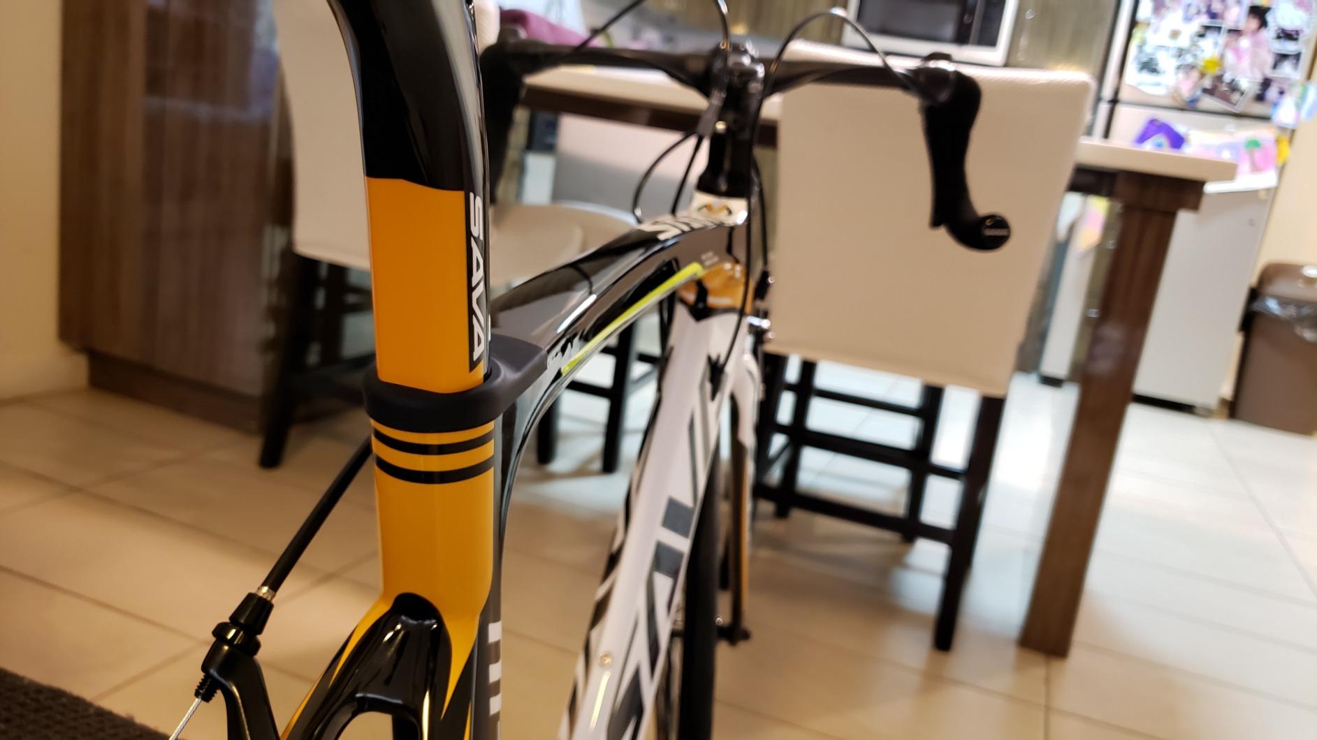 SAVADECK Carbon Road Bike for Beginners - Adult Racing Bicycle with Shimano SORA 18-Speed, Lightweight Carbon Fiber Frame & Fork, Double V-Brake customer photo 2