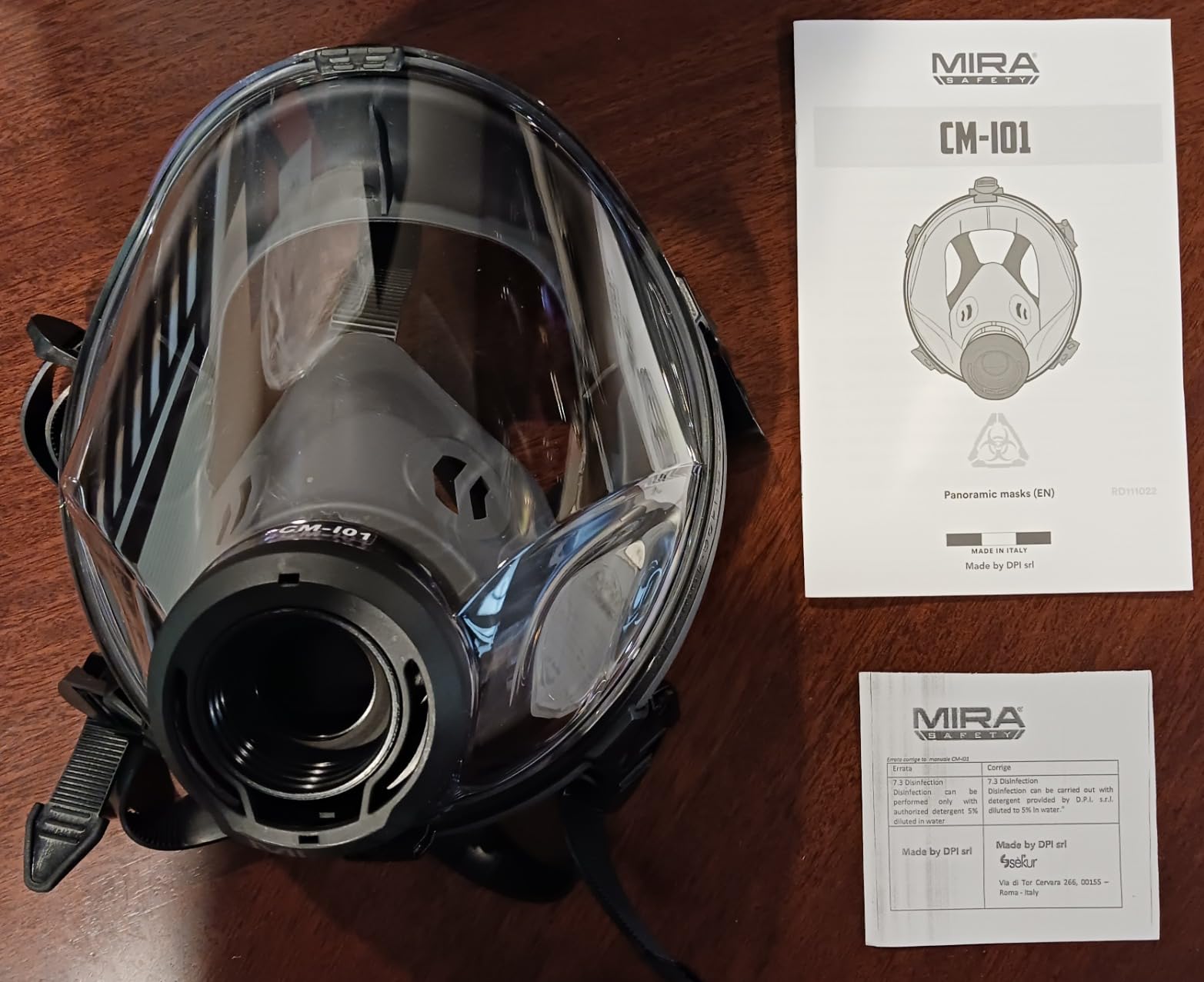 MIRA Safety CM-I01 Full-Face Industrial-Grade Gas Mask with 40mm NATO Filter Compatibility and Advanced Valve Design customer photo 1
