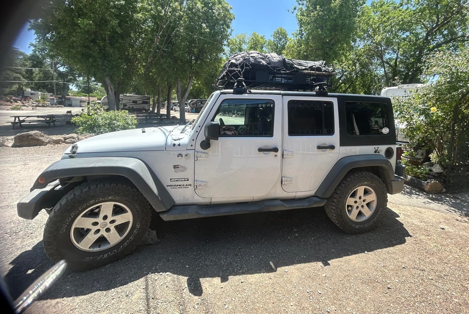 5'x7' Cargo Net Pickup Truck Bed Stretch to 10'x14' Heavy-Duty 10mm Bed Net | Extra Thick 10mm Cord Bungee Cargo Netting for Pickup Truck Bed, Roof Rack Net & 12 PCS Steel Carabiners customer photo 2