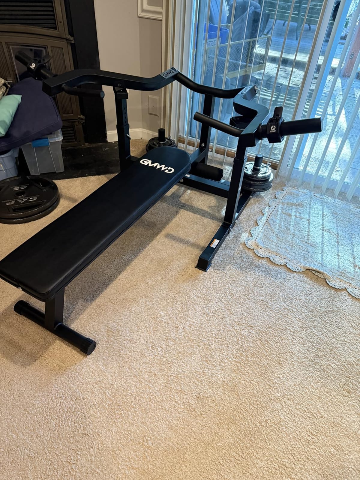 GMWD Chest Press Machine, Bench Press Machine with Independent Converging Arms, Adjustable Flat Incline Bench for Chest, AB Workouts, Shoulder Home Gym Equipment customer photo 1