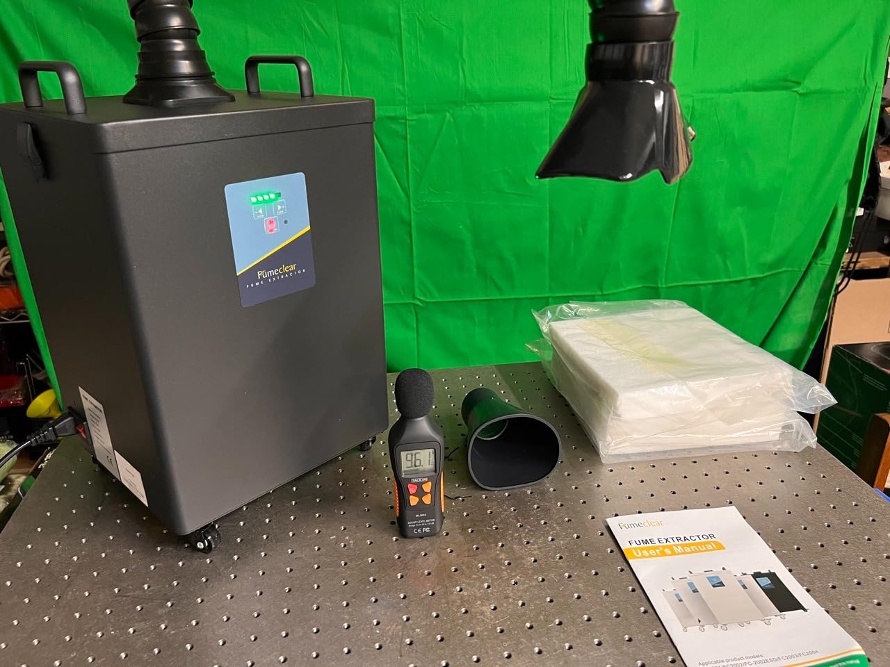 FumeClear FC-2002A Laser Fume Extractor with Outdoor Vent for Odor Removal customer photo 1