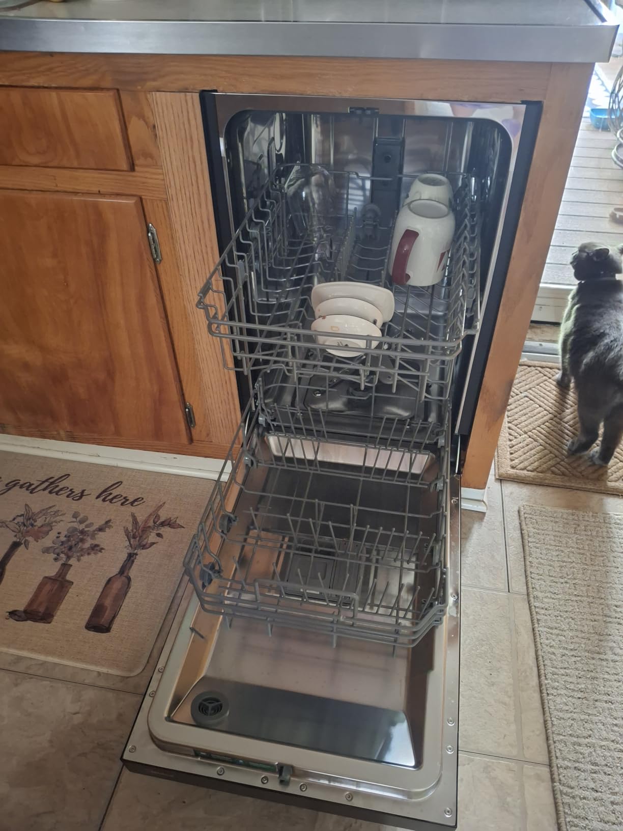 Midea 18 Inch Built-in Dishwasher, 8 Place Settings, Stainless Steel Tub | 6 Washing Cycles, Energy Star Certified with Heated Dry & High-Temp Wash, Slim Quiet for Apartments, Small Kitchens, and RVs customer photo 1
