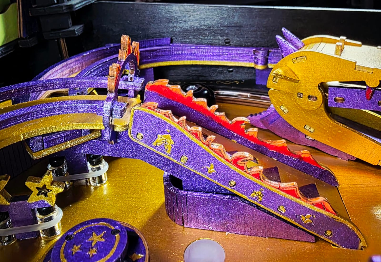 ROBOTIME Pinball Machine EG01 - Wooden Puzzles for Adults Miniature Pinball 3D Puzzle customer photo 2