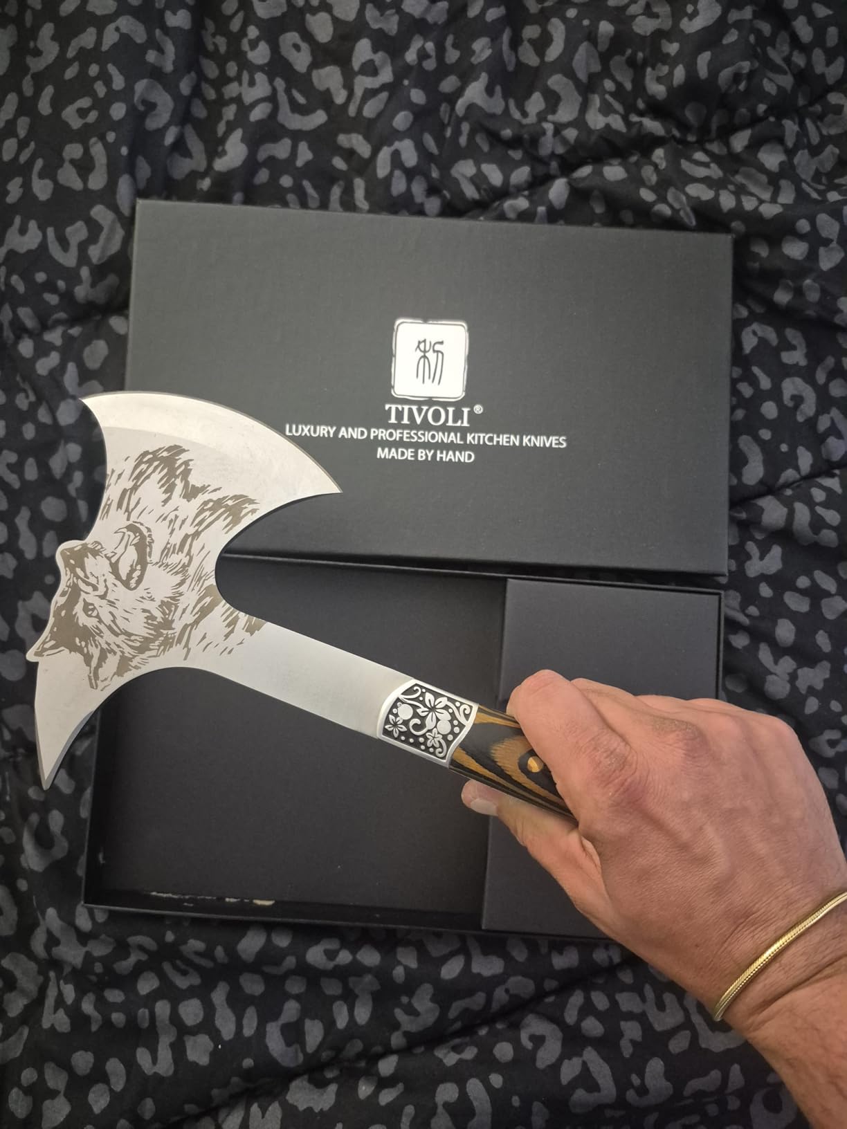 Tivoli 15 Inch Camping Axes and Hatchets, Bushcraft Axe with Sheath | High-Carbon Steel, Wide Use, Ergonomic Ash Wood Handle, for Camping and Survival customer photo 2