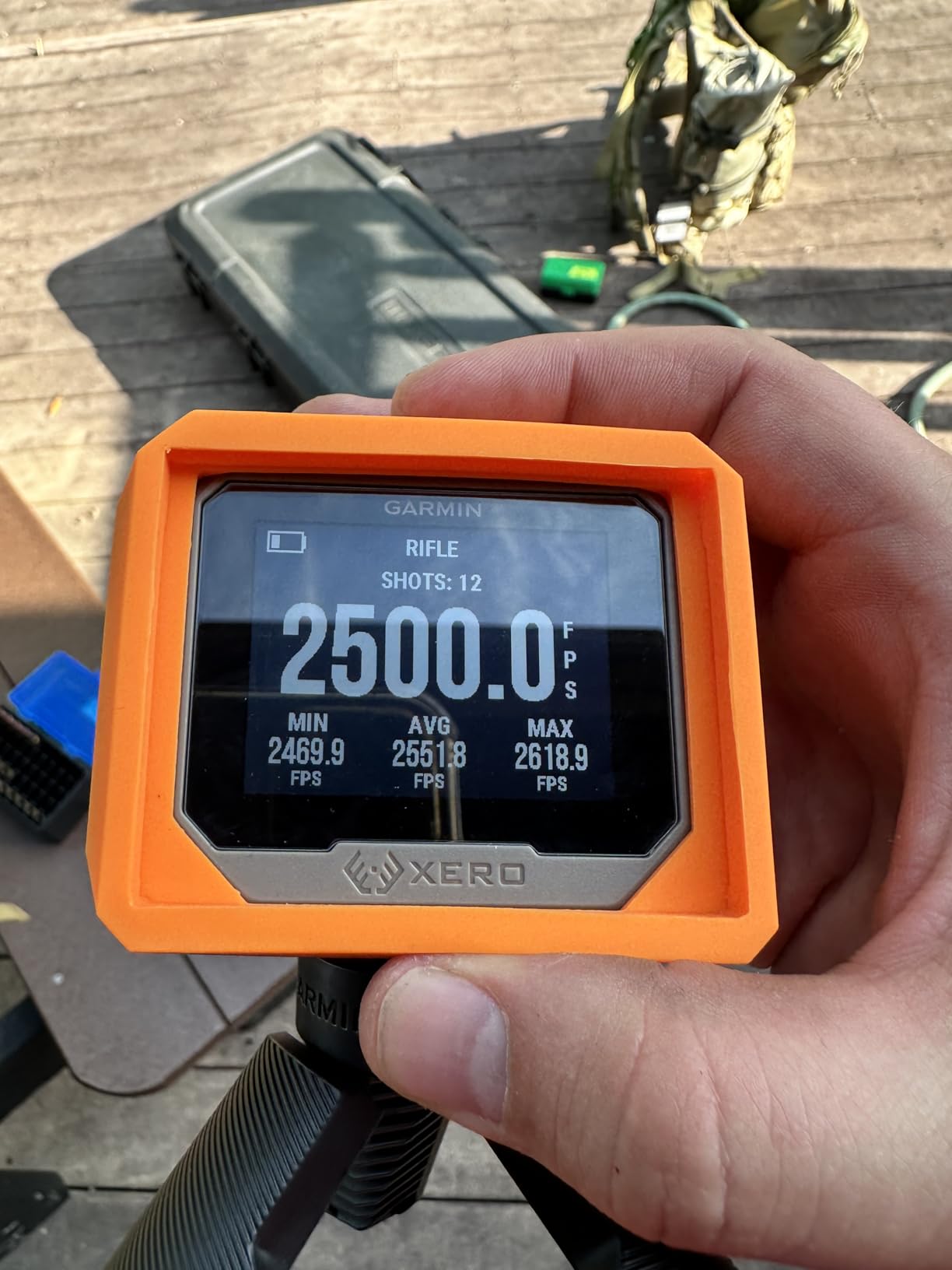 Garmin Xero C1 Pro, Compact Ballistics Chronograph | Measure Projectile Speeds from 100 fps to 5,000 fps, Button Operated Design, Compact, Water Resistant (IPX7) customer photo 1