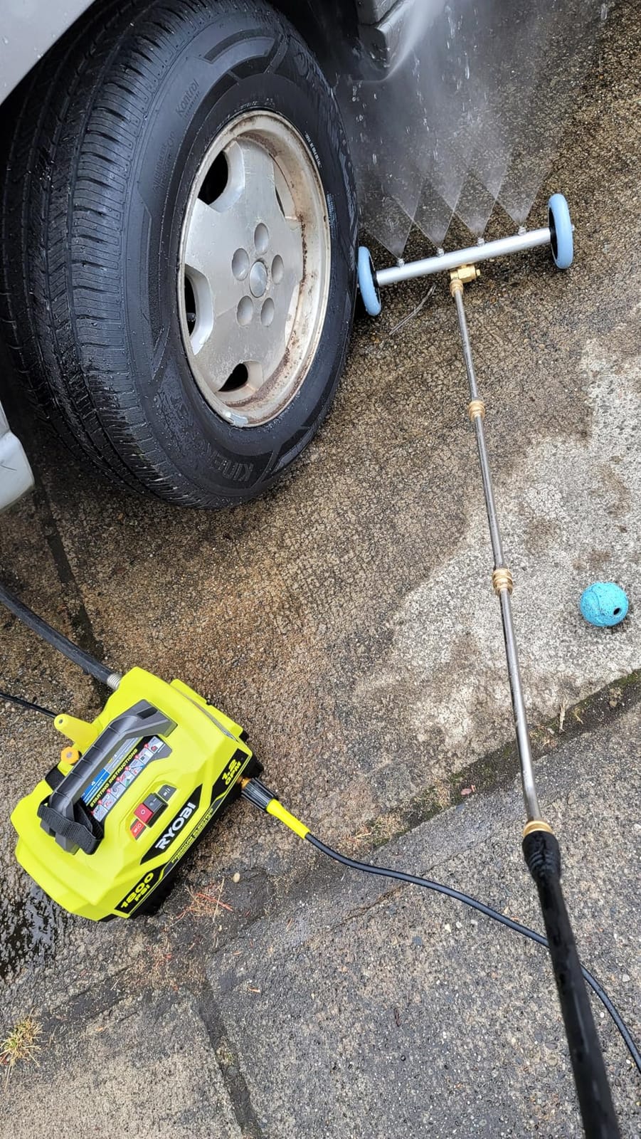 DBR Tech Undercarriage Pressure Washer Attachment & Water Broom | 1500-4000 PSI customer photo 2