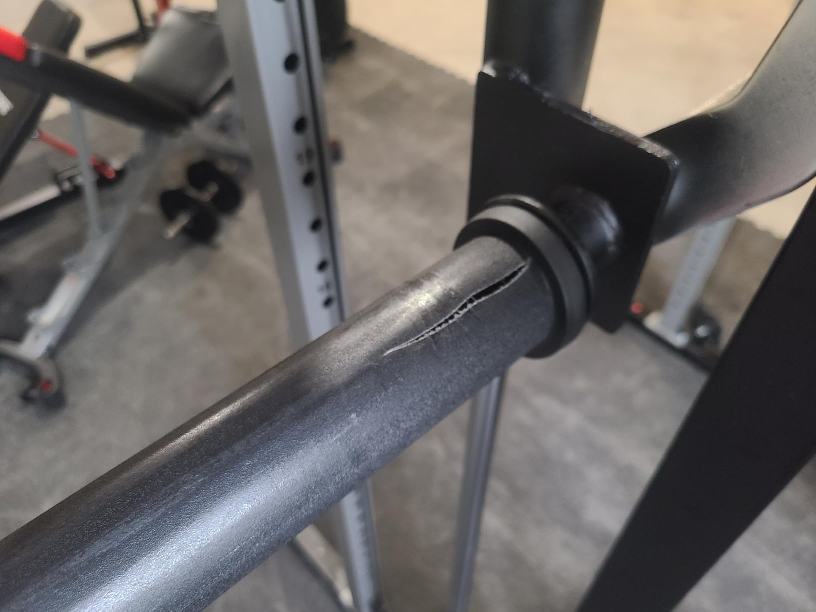 Smith Machine, Multifunctional Power Cage Rack with Smith Bar and Cable Pulley System, and LAT Pull Down Machine for Home Gym customer photo 2