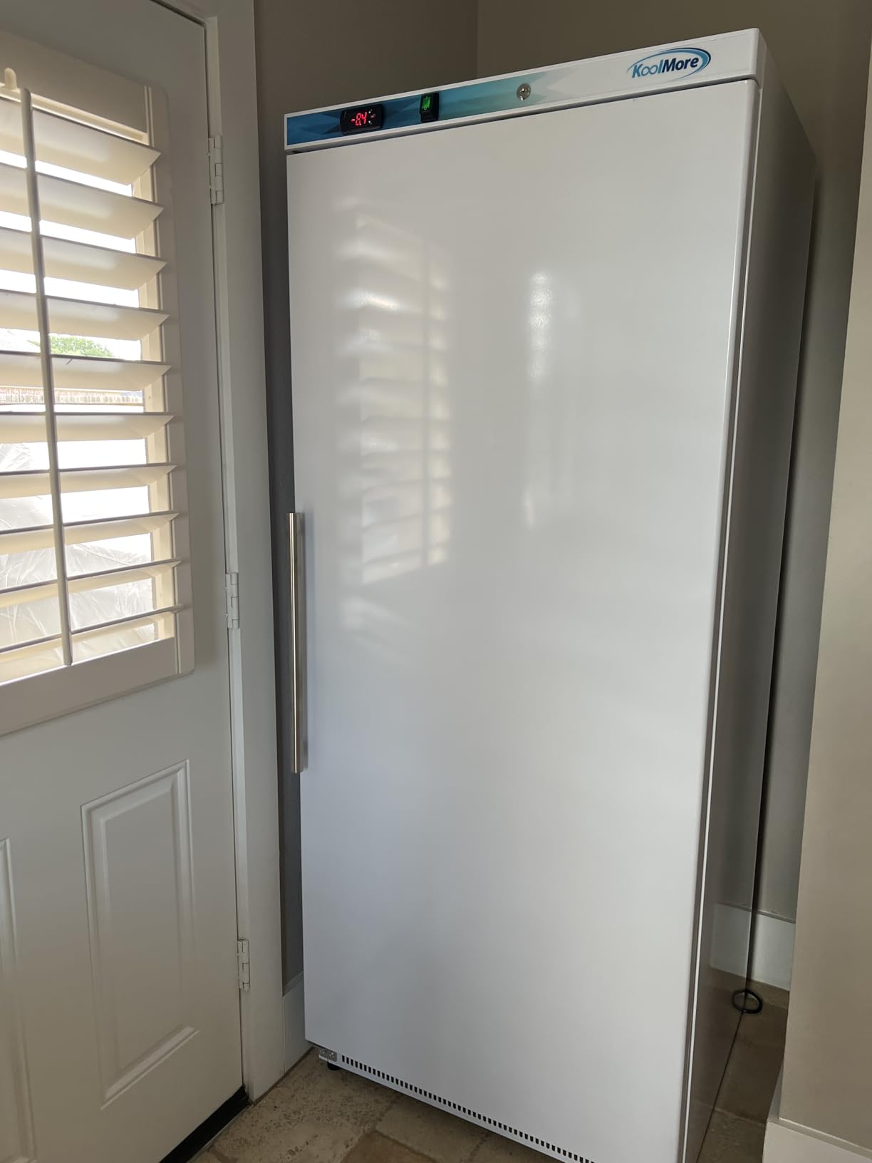 KoolMore 12 Cu. ft. Commercial Reach-in Freezer in White Manual Defrost (KM-FMD12WH) customer photo 1
