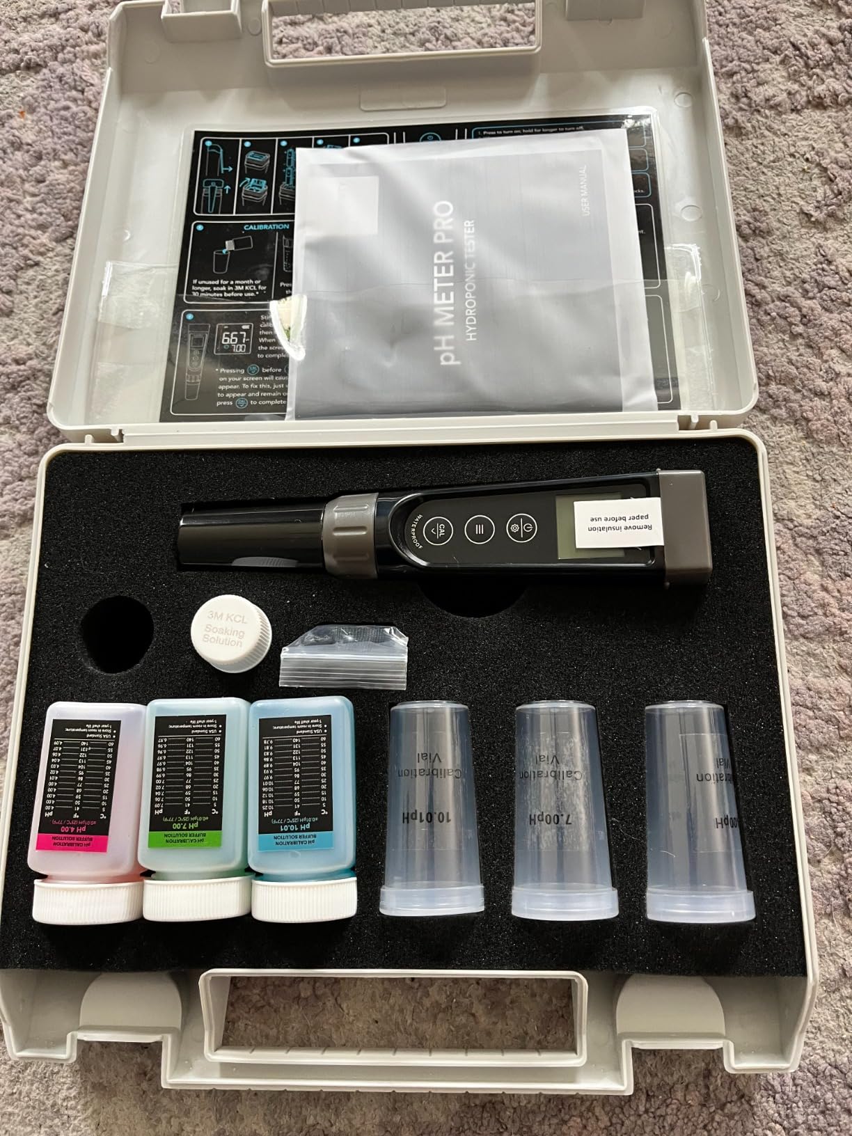 AC Infinity pH Meter PRO Kit, High Precision Digital pH Pen | ±0.1 pH Accuracy & Interchangeable Probe, Nutrient Test pH Meter for Water Hydroponics, Gardening, Aquariums, Swimming Pools customer photo 1