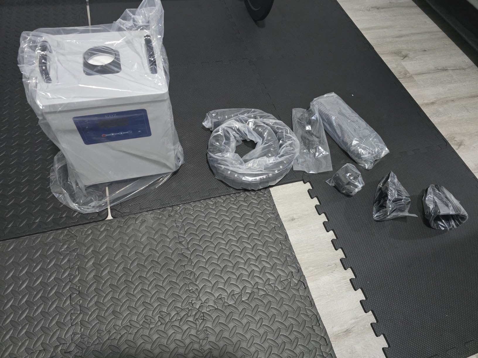KQZ Laser Fume Extractor for Under 40W Laser Engraver with Display & Remote customer photo 1