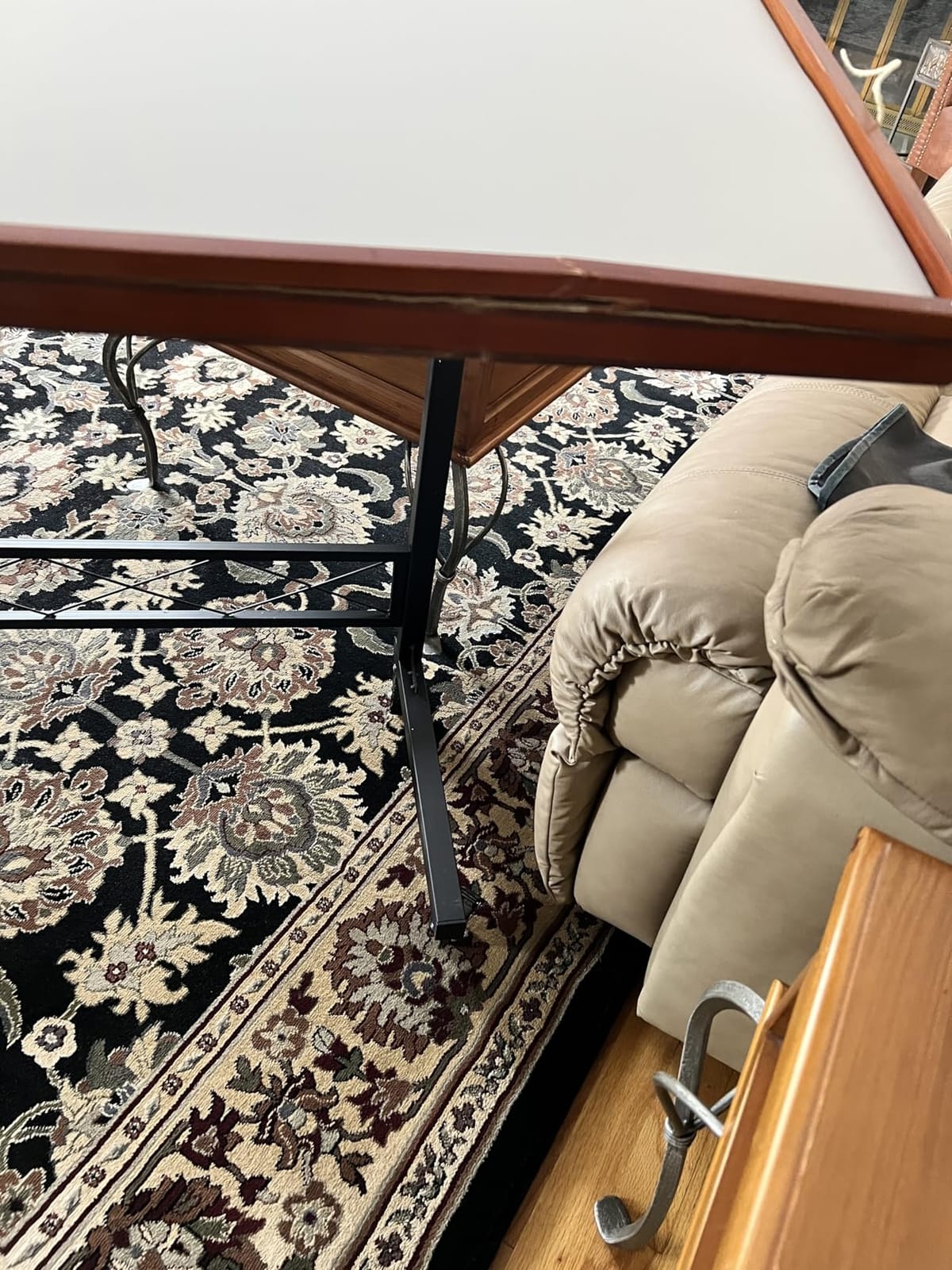 JoyBerri Jigsaw Puzzle Table with Drawers - Adjustable Height, All Ages | Portable puzzle station, for 1500 piece, 9 height levels, locking wheels, cover & bonus puzzle included customer photo 2