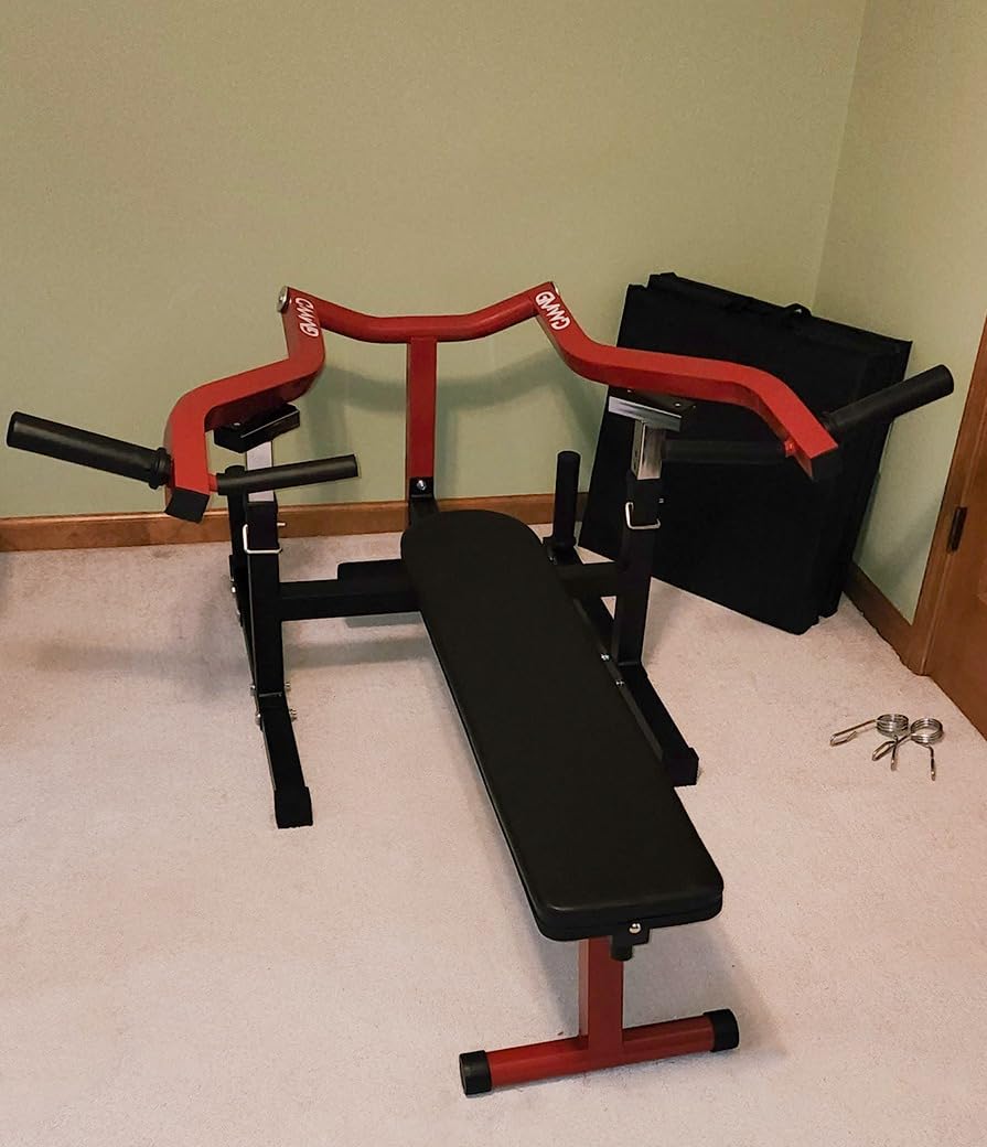 GMWD Chest Press Machine, Bench Press Machine with Independent Converging Arms, Adjustable Flat Incline Bench for Chest, AB Workouts, Shoulder Home Gym Equipment customer photo 1
