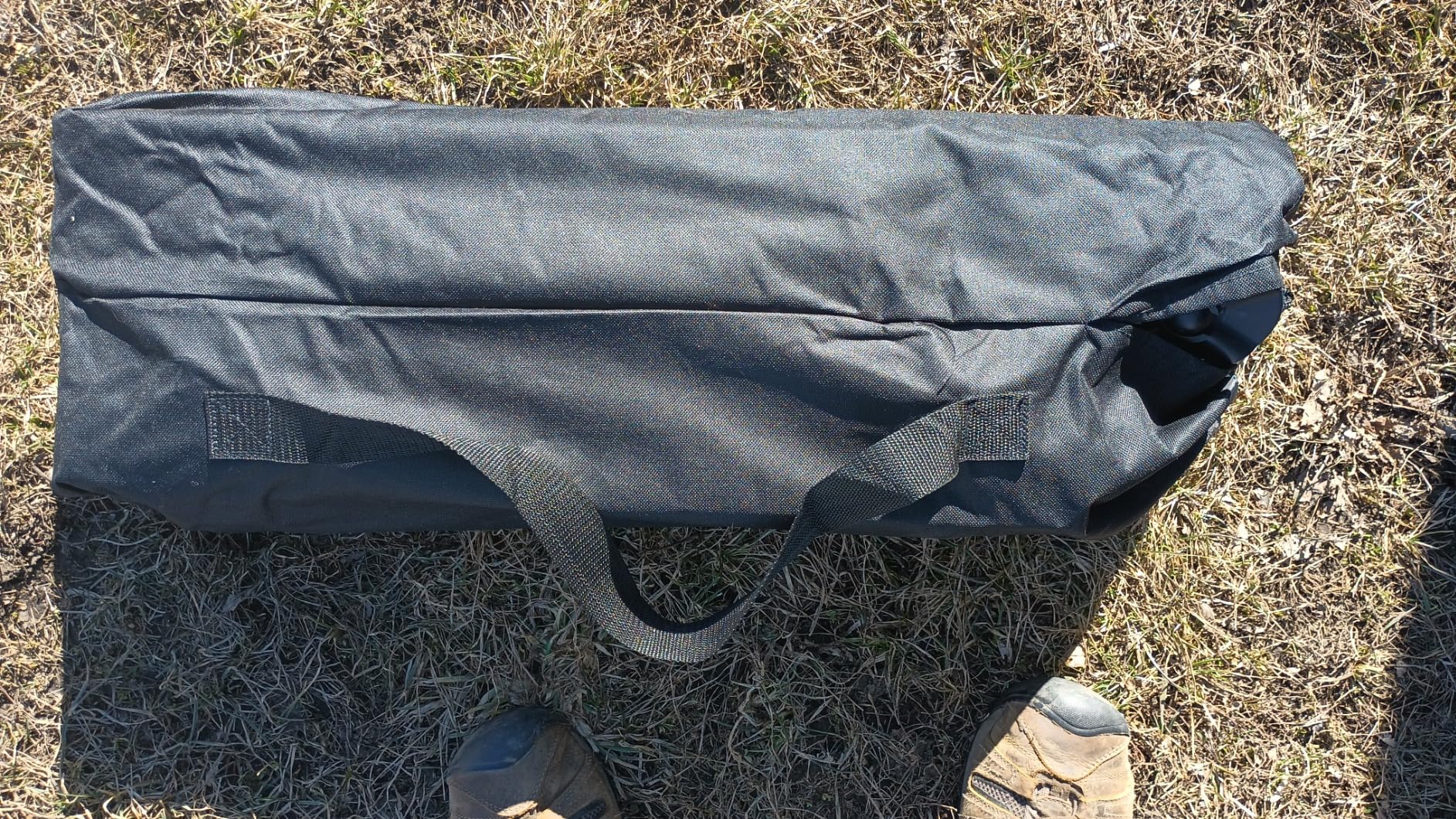 ALPHA CAMP Folding Camping Table Outdoor Table for Camping Picnic BBQ Beach | Portable Roll-up Aluminum Outdoor Table with Adjustable Height Large Storage Bag and Carrying Bag customer photo 2