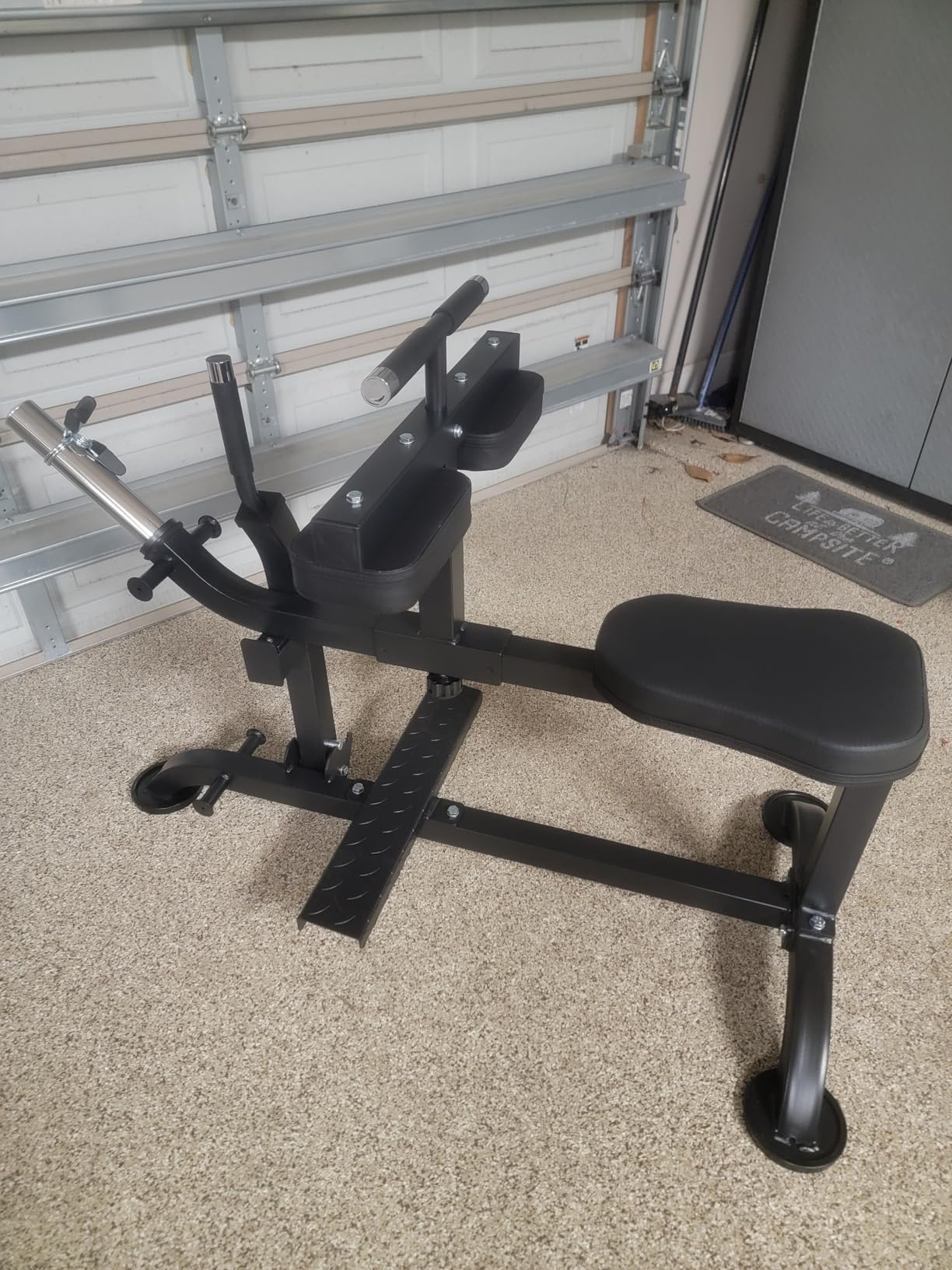 HVO Seated Calf Raise Machine, Dual Resistance System 660LBS | Adjustable Leg Pad, 2