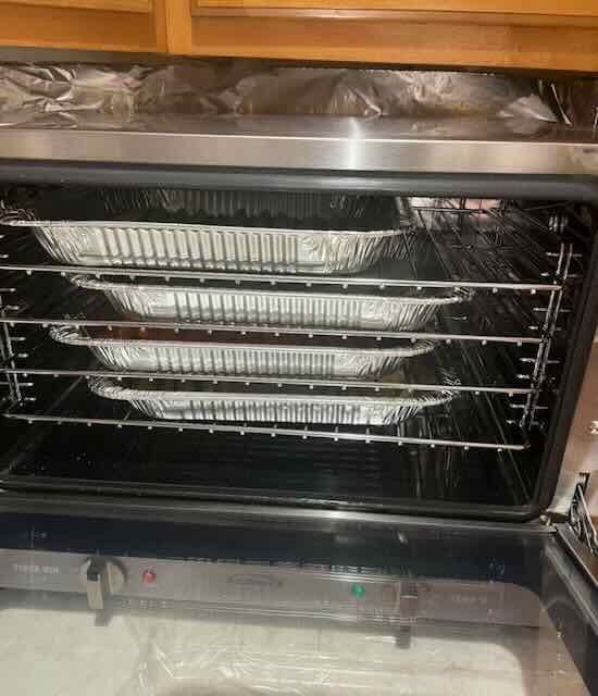 KoolMore 32 in. Commercial Countertop Convection Oven, Holds Full Size Pans, 4 Racks and 3500W of Power, 240V in Stainless-Steel, ETL Listed for Safety and Sanitation (KM-CTCO-44) customer photo 1