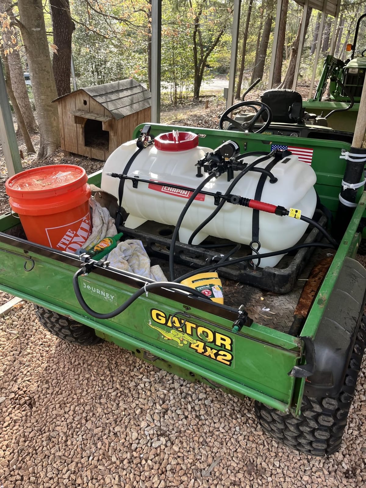 CHAPIN 25-Gallon Tow-Behind ATV Sprayer with 2-Nozzle Boom, Triple Filtration customer photo 1
