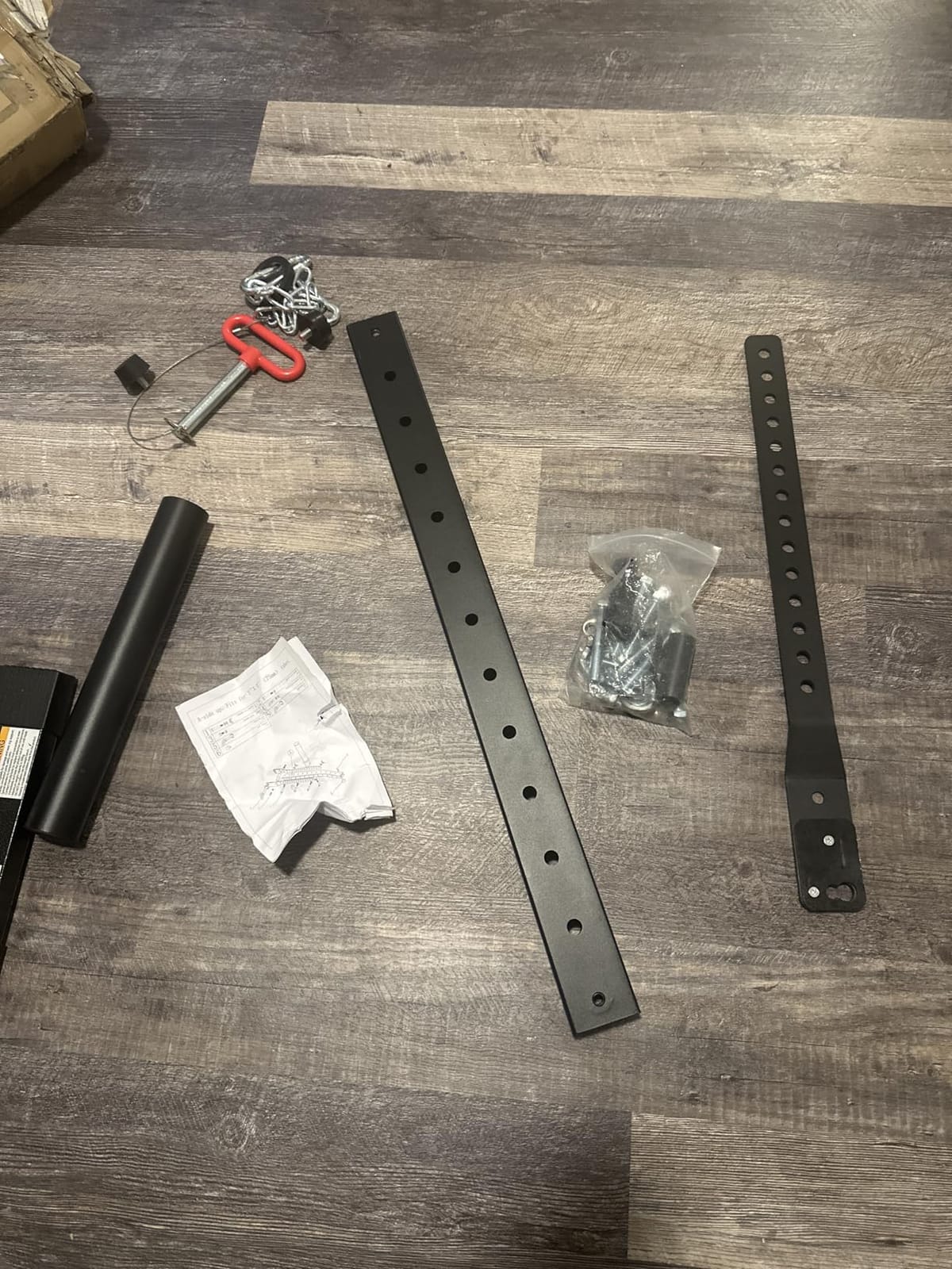 Multi Use Belt Squat Attachment for Rack, Adjustable Length Belt Squat System, Fits for 3''X3'' or 2''X2'' Power Racks and 1/2'' or 5/8'' Holes, Lever Lifting Belt, Lever Arms customer photo 1