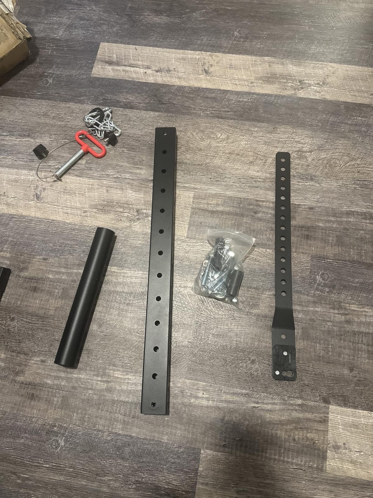 Multi Use Belt Squat Attachment for Rack, Adjustable Length Belt Squat System, Fits for 3''X3'' or 2''X2'' Power Racks and 1/2'' or 5/8'' Holes, Lever Lifting Belt, Lever Arms customer photo 2