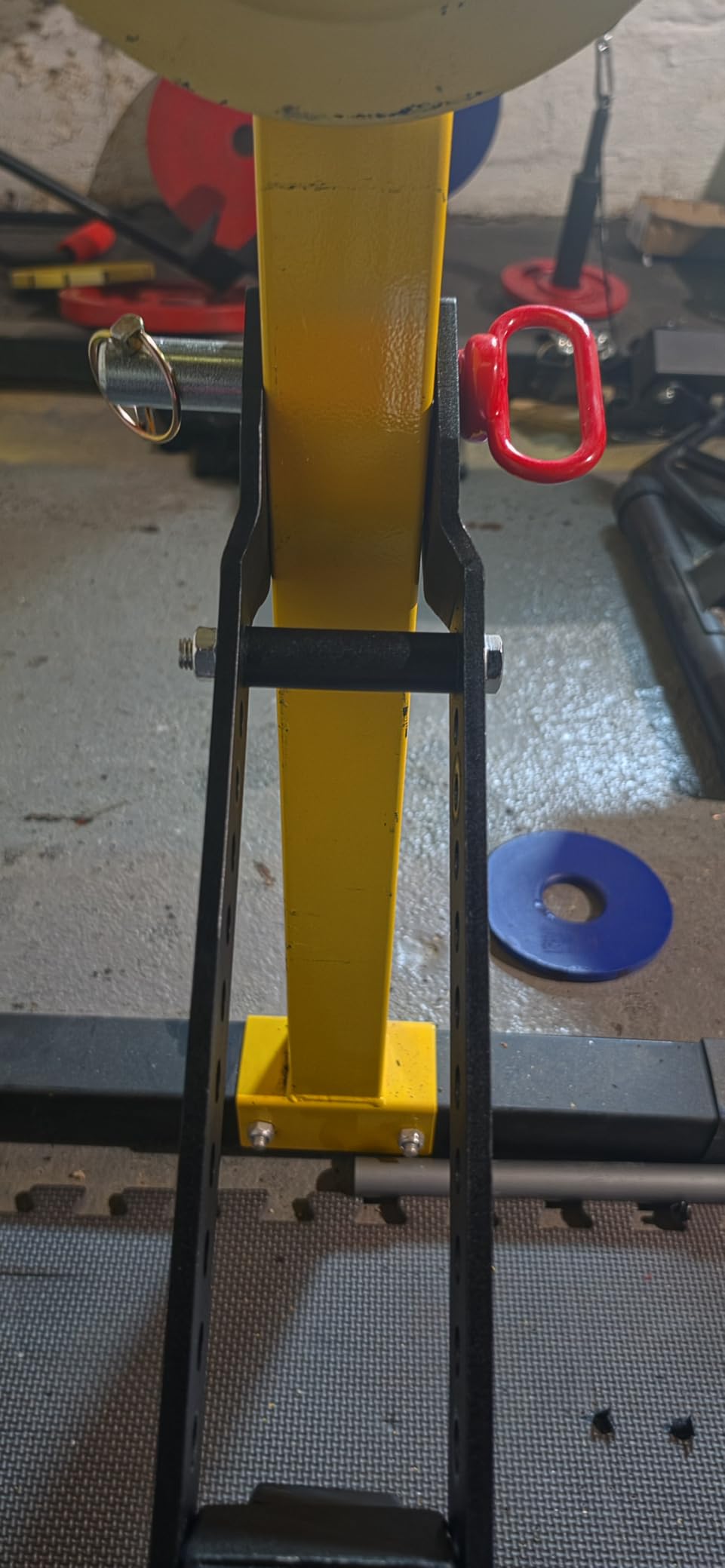 Belt Squat Attachment, 1100 lbs Weight Capacity, Fit All Racks-Universal Belt Squat System, Adjustable Length, No Assembly Required - Best Choice for Squat, Belt Included customer photo 2
