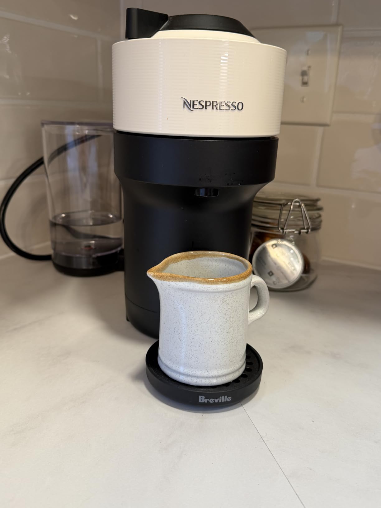 Vertuo Pop+ Coffee & Espresso Maker by Breville, Coconut White customer photo 2