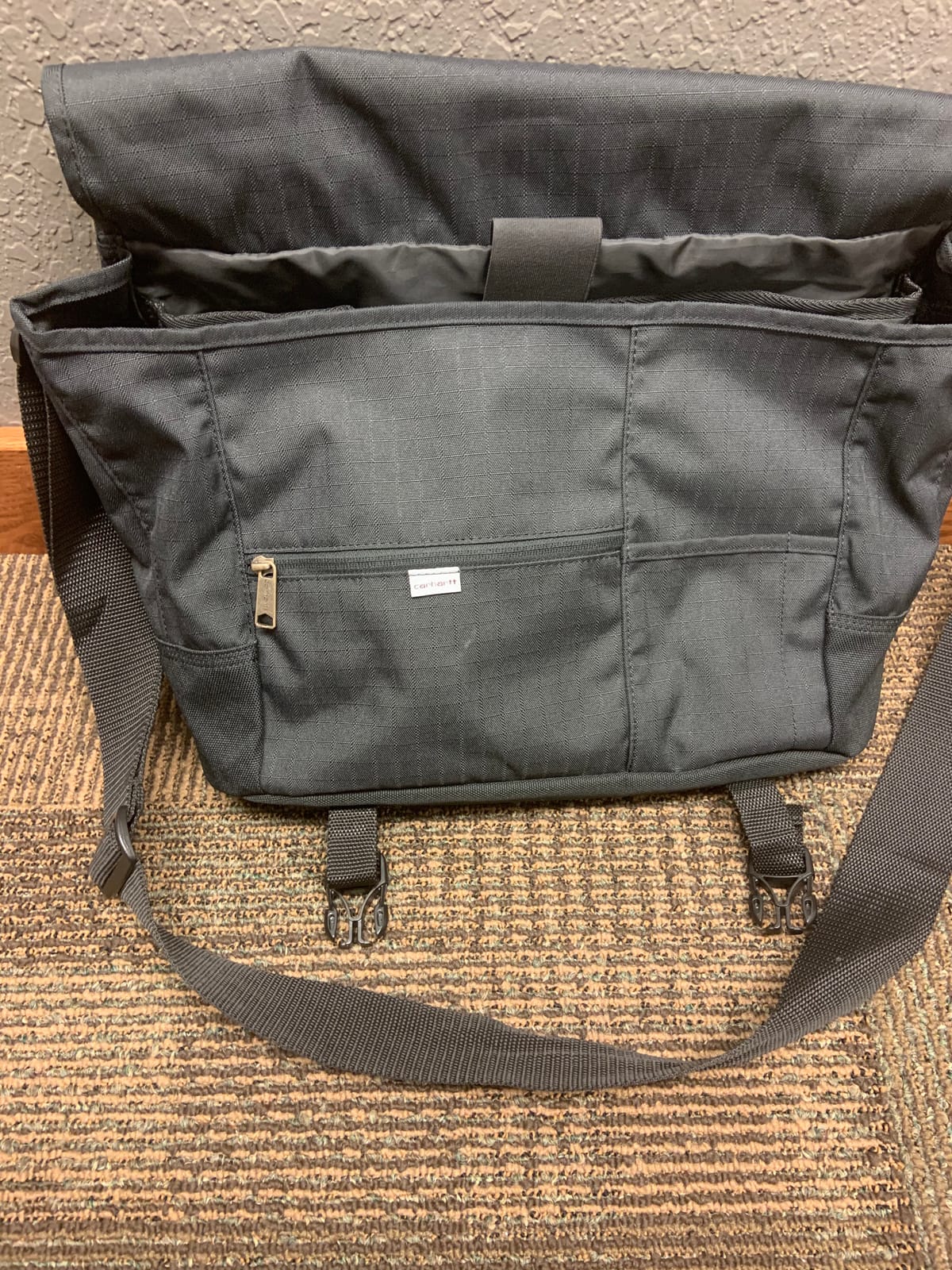 Carhartt Ripstop Messenger Bag, Durable Water-Resistant Messenger Work Bag customer photo 1