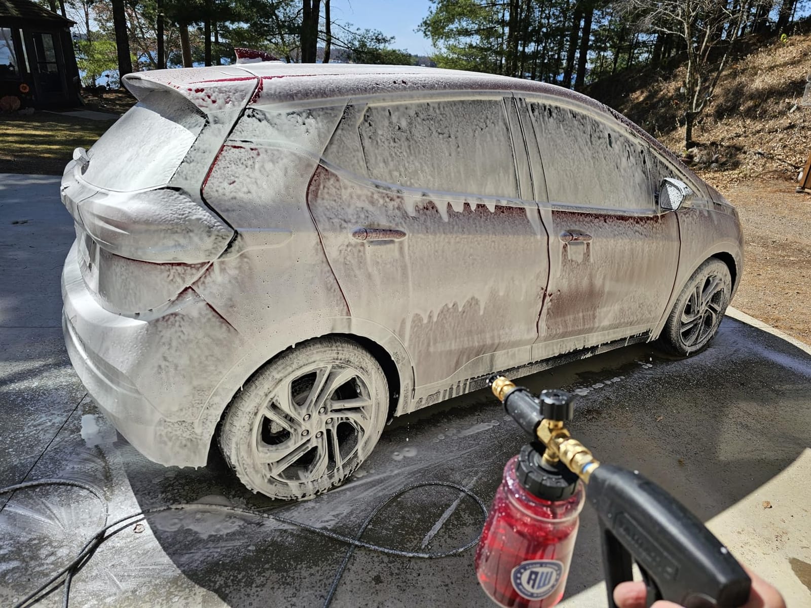 RIDGE WASHER Pressure Washer Undercarriage Cleaner, 24 Inch, 4000 PSI | Undercarriage Car Washer, Under Car Pressure Washer Attachment with 3 Pcs Extension Wand customer photo 1