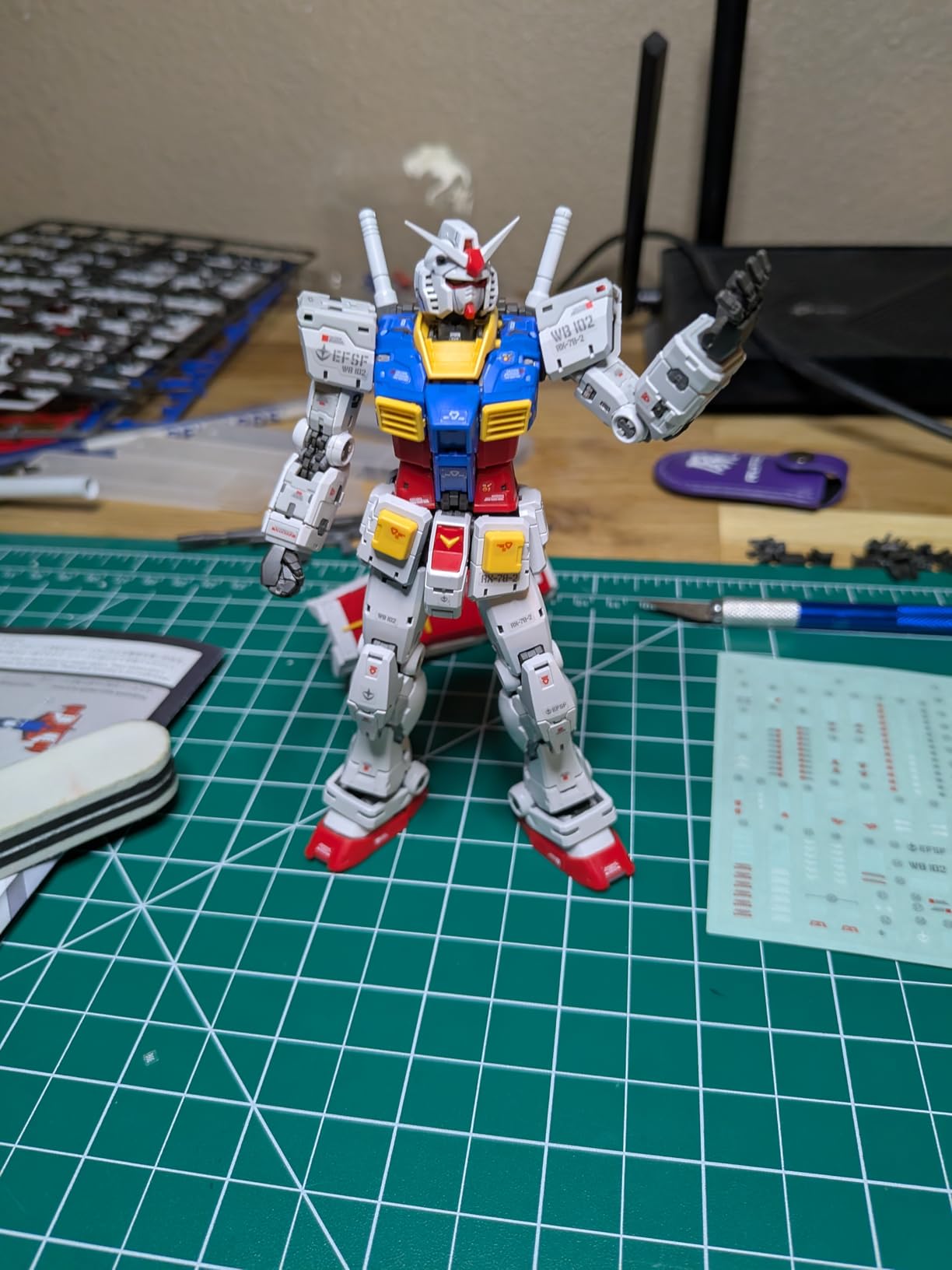 Bandai Hobby - Mobile Suit Gundam - RX-78-2 Gundam ver. 2.0 RG 1/144 Model Kit customer photo 2