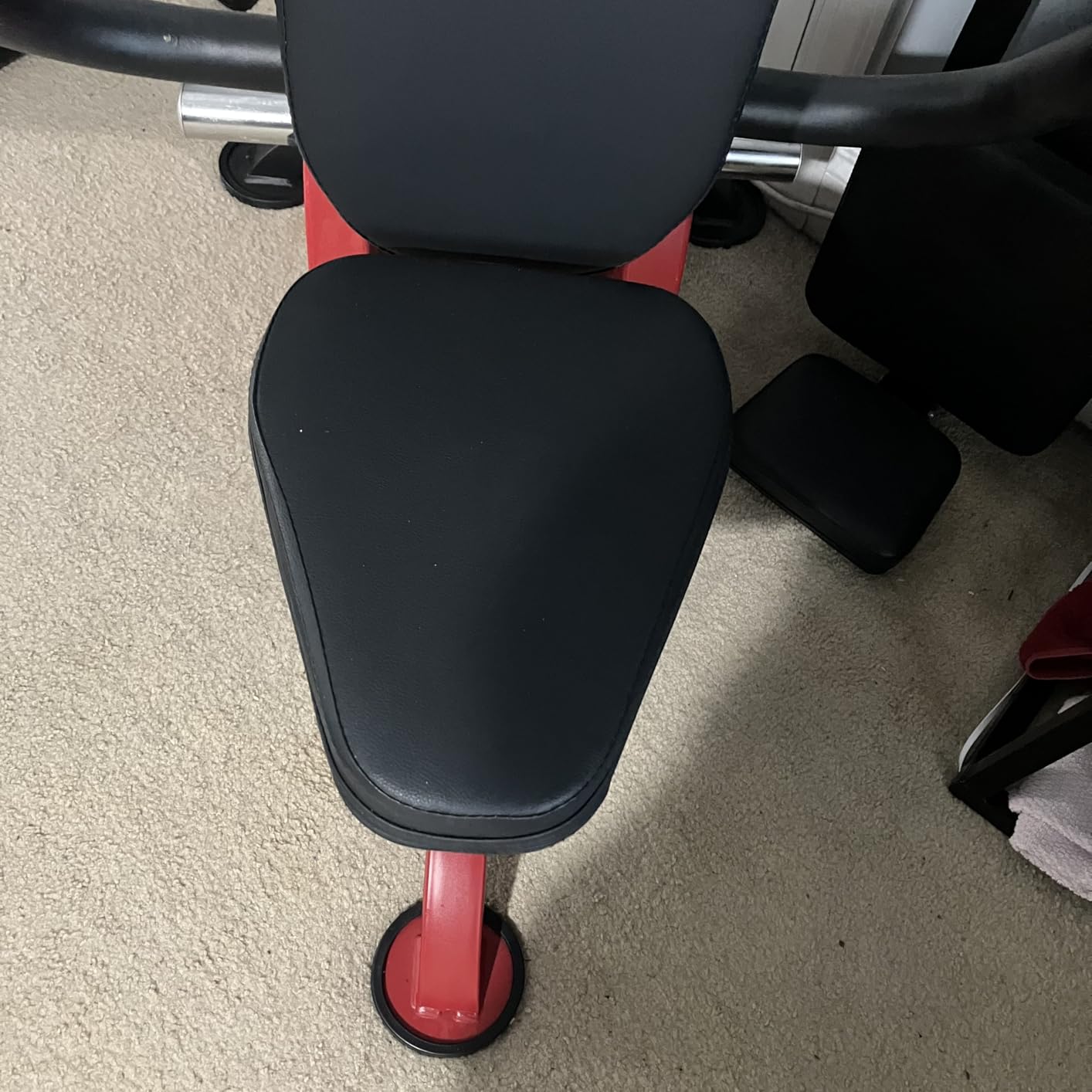HVO Seated Dip Machine for Triceps & Upper Body Strength Training | Plate Loaded Design, 1