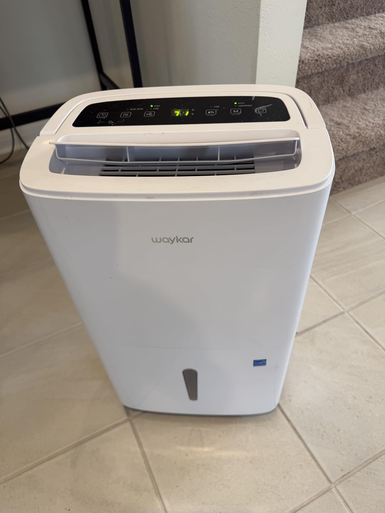 Waykar 150 Pints 2025 Energy Star Dehumidifier with Pump for Spaces up to 7,000 Sq. Ft. at Commercial and Industrial Large Room, Warehouse, Home, Basement, with Drain Hose, Auto Defrost, Self-Drying customer photo 2