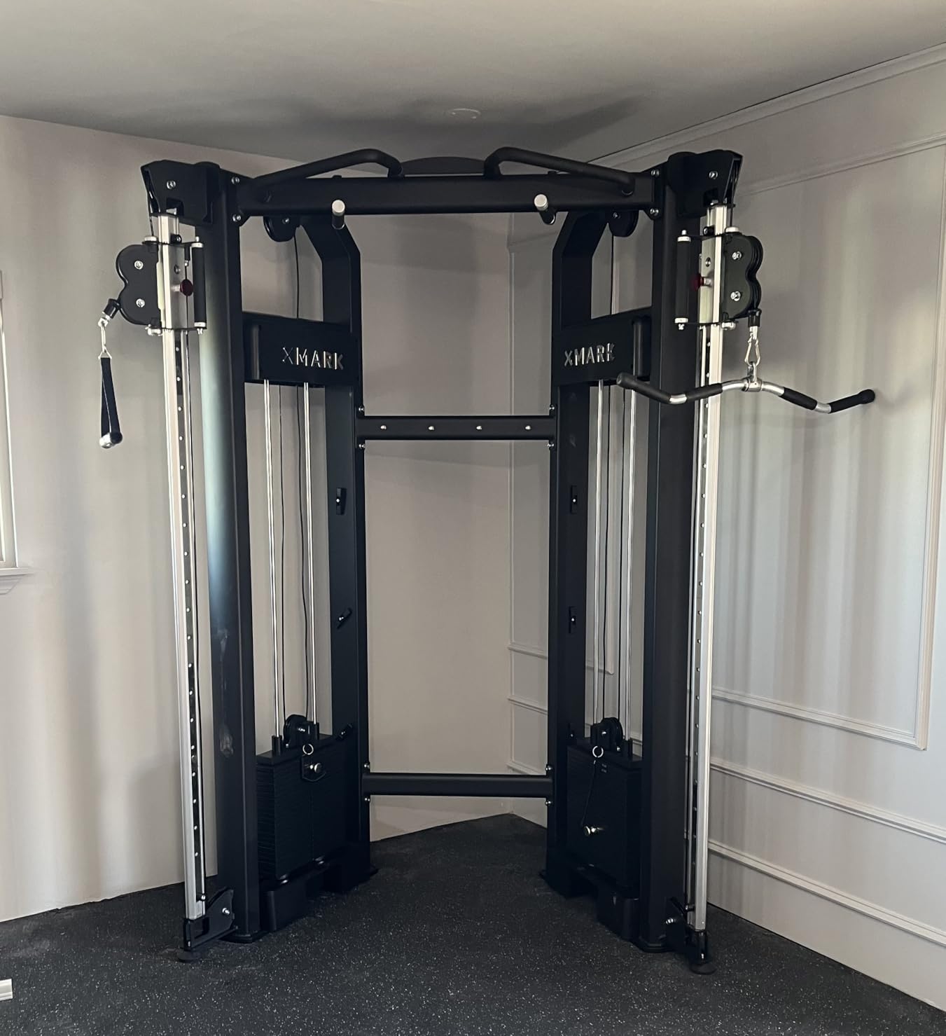 XMARK Functional Trainer Cable Machine, Dual Weight Stack Cable Pulley Machine for Strength Training, Commercial and Home Gyms, and Rehab Facilities customer photo 1