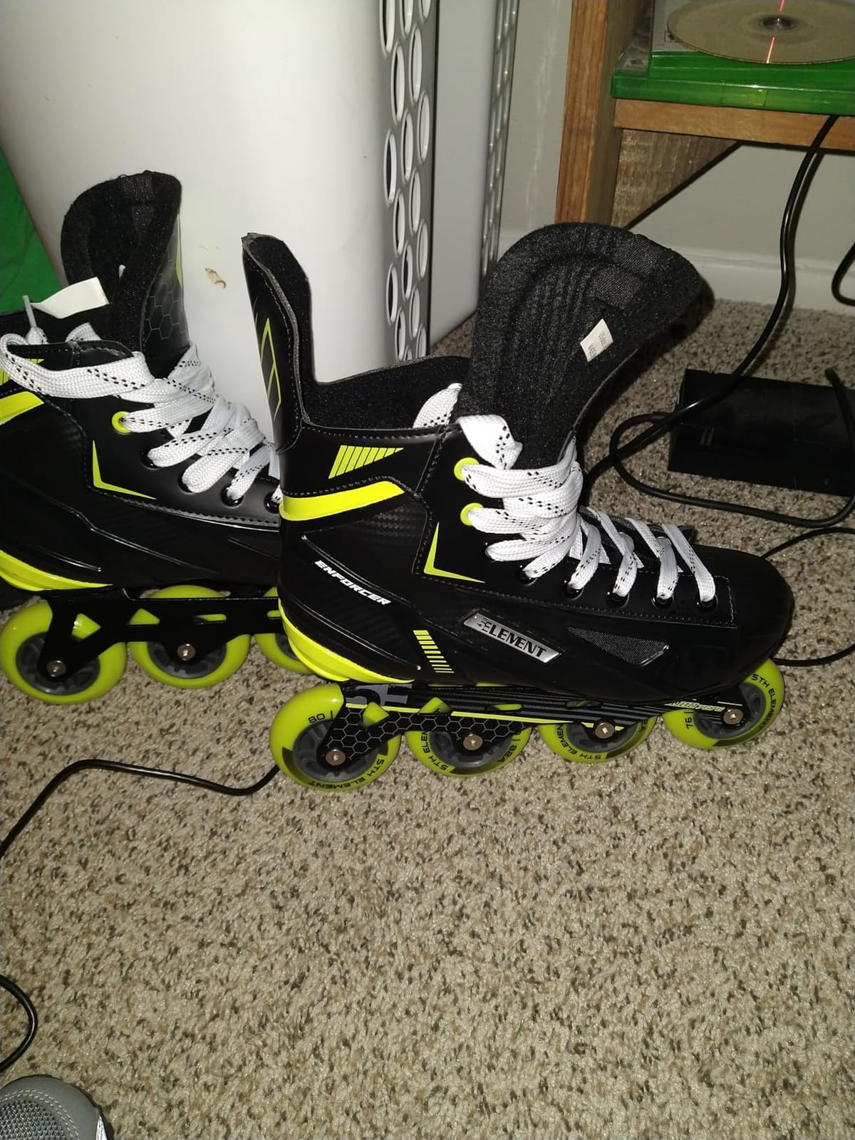 Enforcer Inline Roller Hockey Skate for Indoor and Outdoor customer photo 2