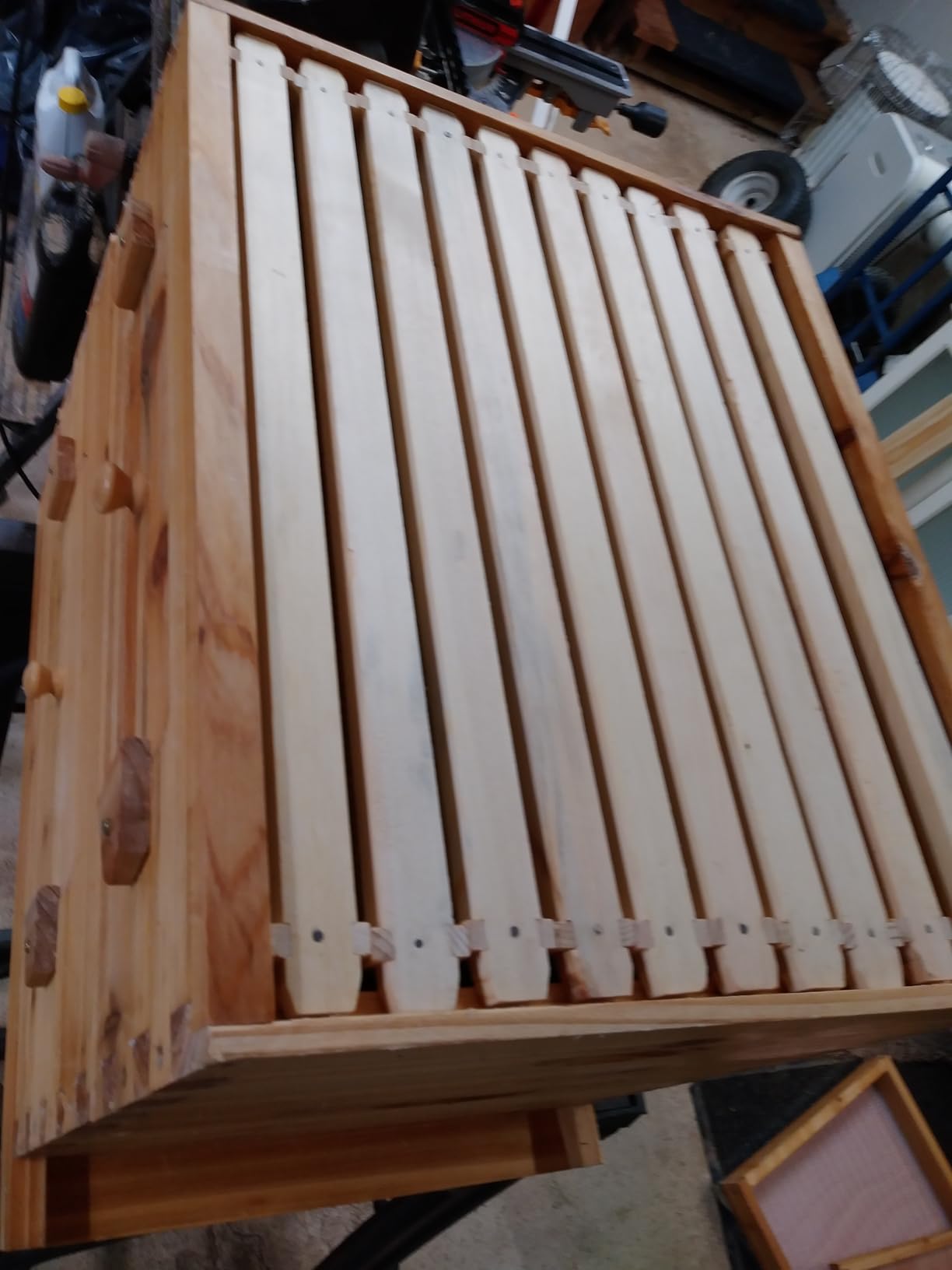 Honey Lake Bee Hive with Windows, 10 Frame Langstroth Complete Beehive Starter Kit Dipped in Beeswax with Beehive Frames and Waxed Foundations (2 Deep Brood Bee Hive Box & 1 Medium Super Bee Box) customer photo 2