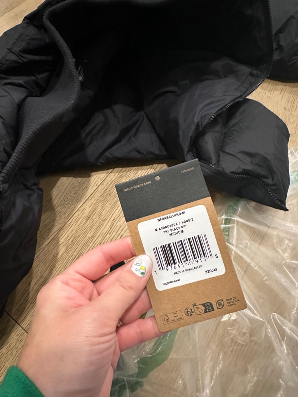 THE NORTH FACE Men's Aconcagua 3 Hooded Jacket | Insulated, Wind & Water Resistant customer photo 2
