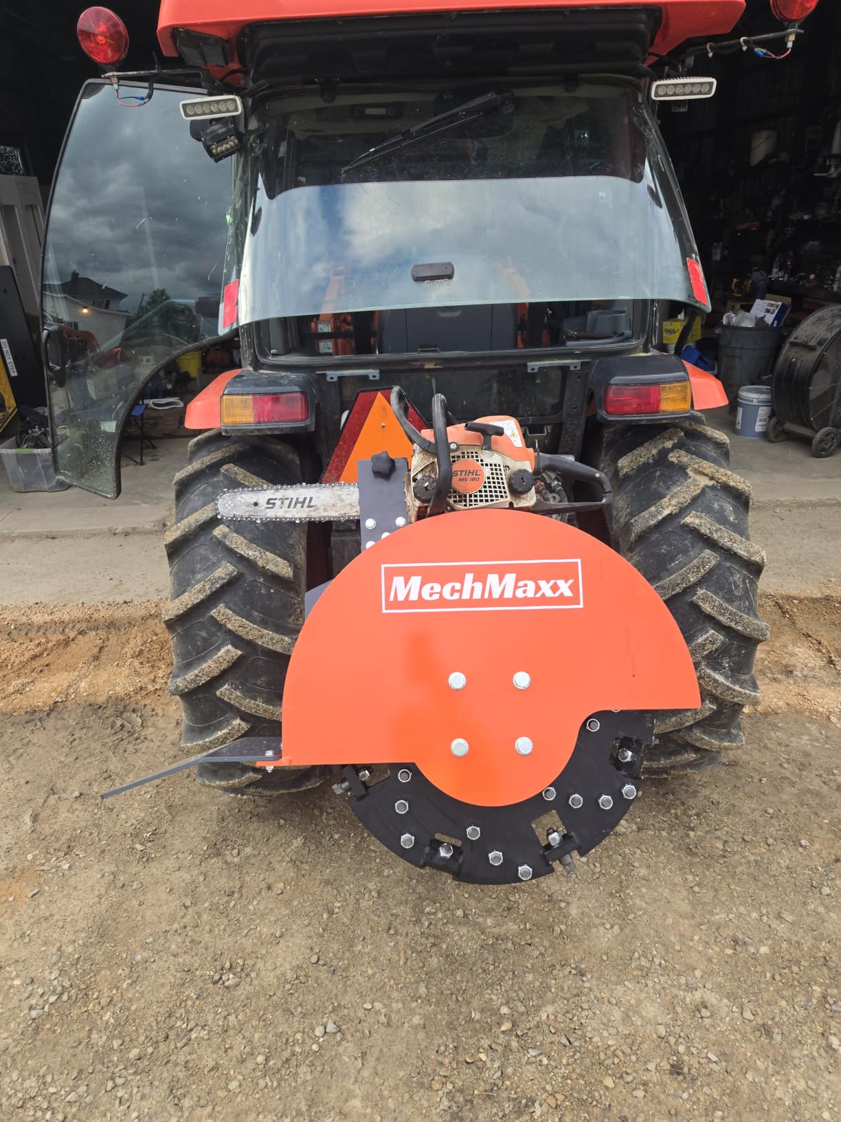MechMaxx Heavy Duty PTO Powered Stump Root Grinder, Includes 12 Bonus Teeth customer photo 1