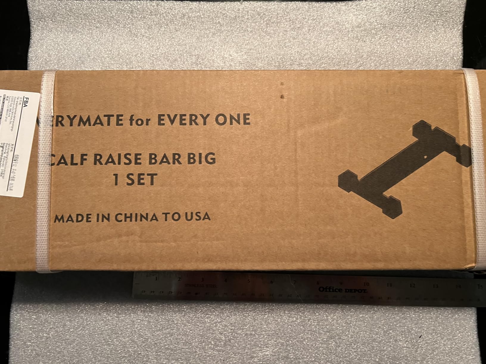 EVERYMATE Steel Calf Raise Block, Standing Calf Machine for Stretching Calf Muscles, Relaxing Ankles, Anti-Slip Solid Platform customer photo 2