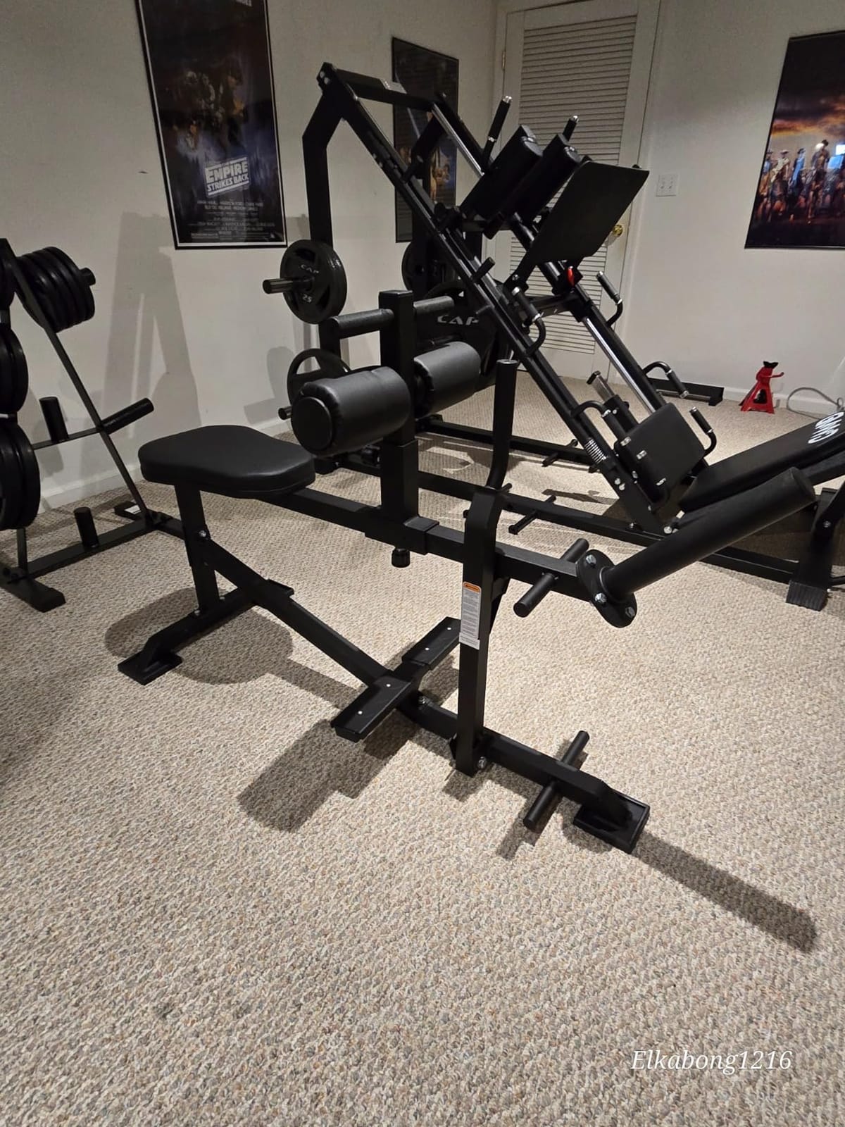 GuuG Calf Raise Machine Home Gym: Seated Calf Raise Machine | Adjustable Calf Workout Machine Leg Raise Machines Exercise Equipment Plate Loaded customer photo 1