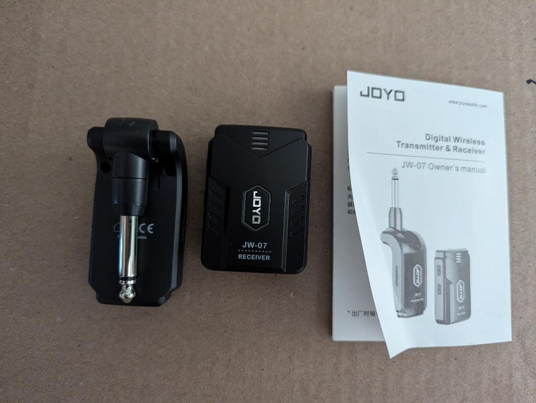 JOYO Wireless in Ear Monitor System 2.4G Wireless IEM System with Transmitter Clip on Receiver Automatic Pairing in-Ear Monitoring for Studio,Guitar,DJ,Live Performance (JW-07) customer photo 1