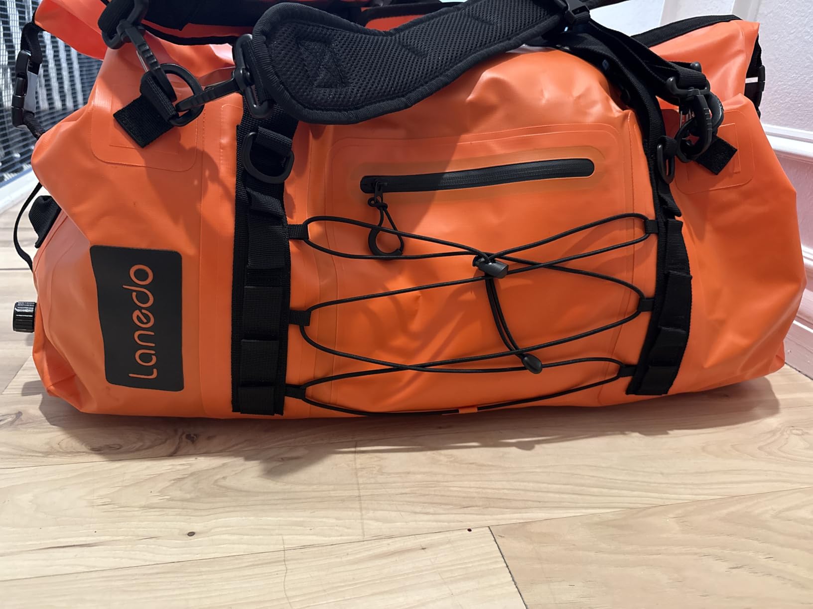 80L Dry Bag Large Waterproof Bag Roll-Top Heavy Duty Fishing Duffel Bag with Durable Straps & Handles for Kayaking Paddle boarding Boating Rafting Fishing customer photo 1