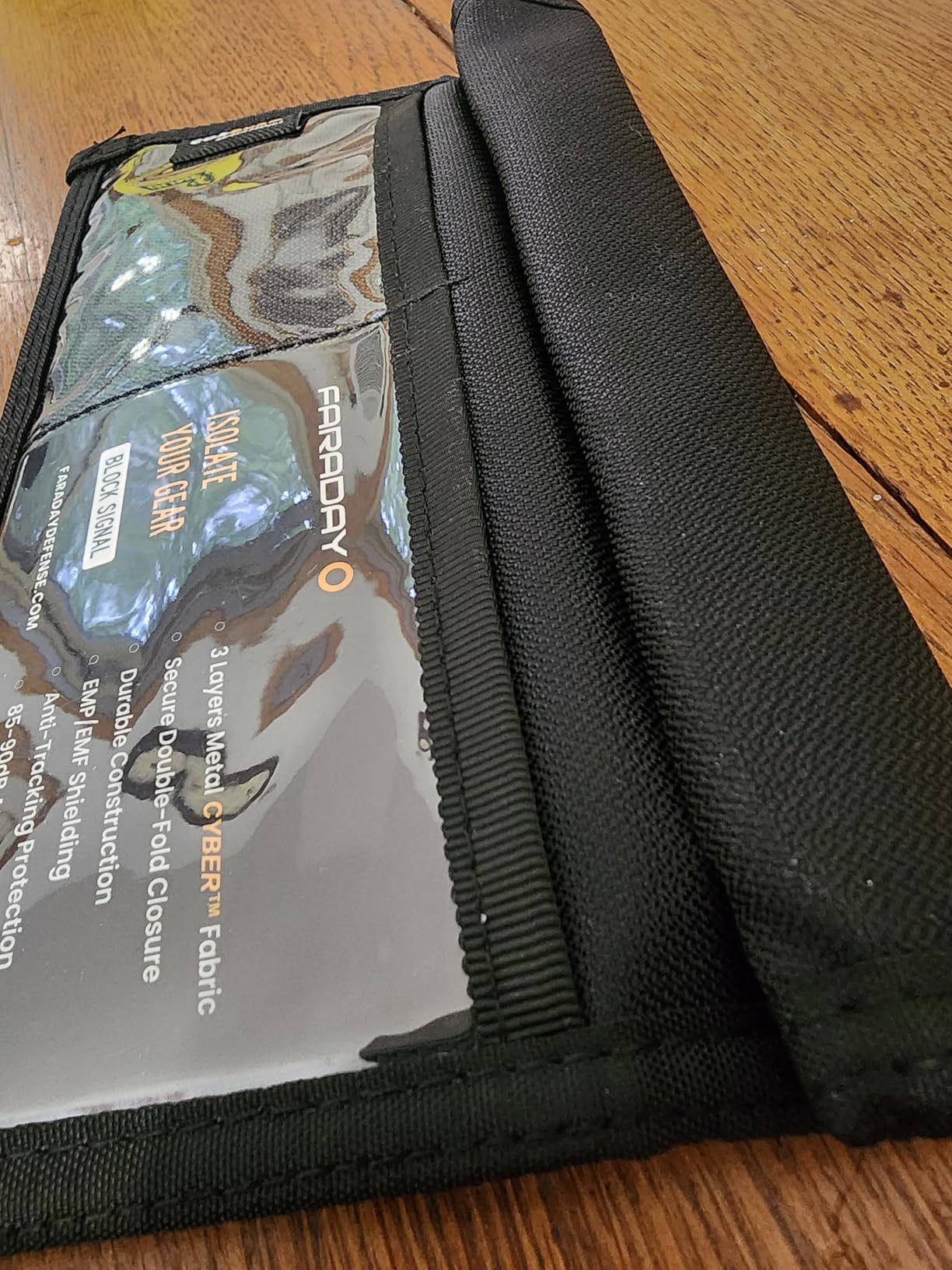 Faraday Bag Jacket Pro for Phones | Magnetic Closure, Shielding - Law Enforcement & Military, Travel & Data Security, Privacy, Anti-Tracking Anti-Hacking Black (Phone Vertical) customer photo 1